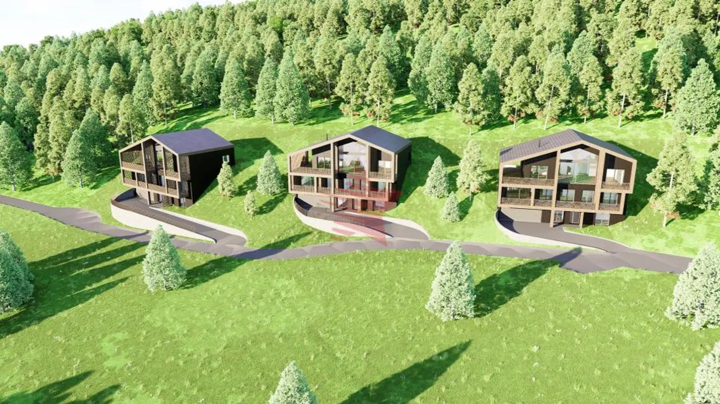 Luxuriöse neue Chalets in Crans-Montana - "Chalets Harmony" - Foto 1 von 4