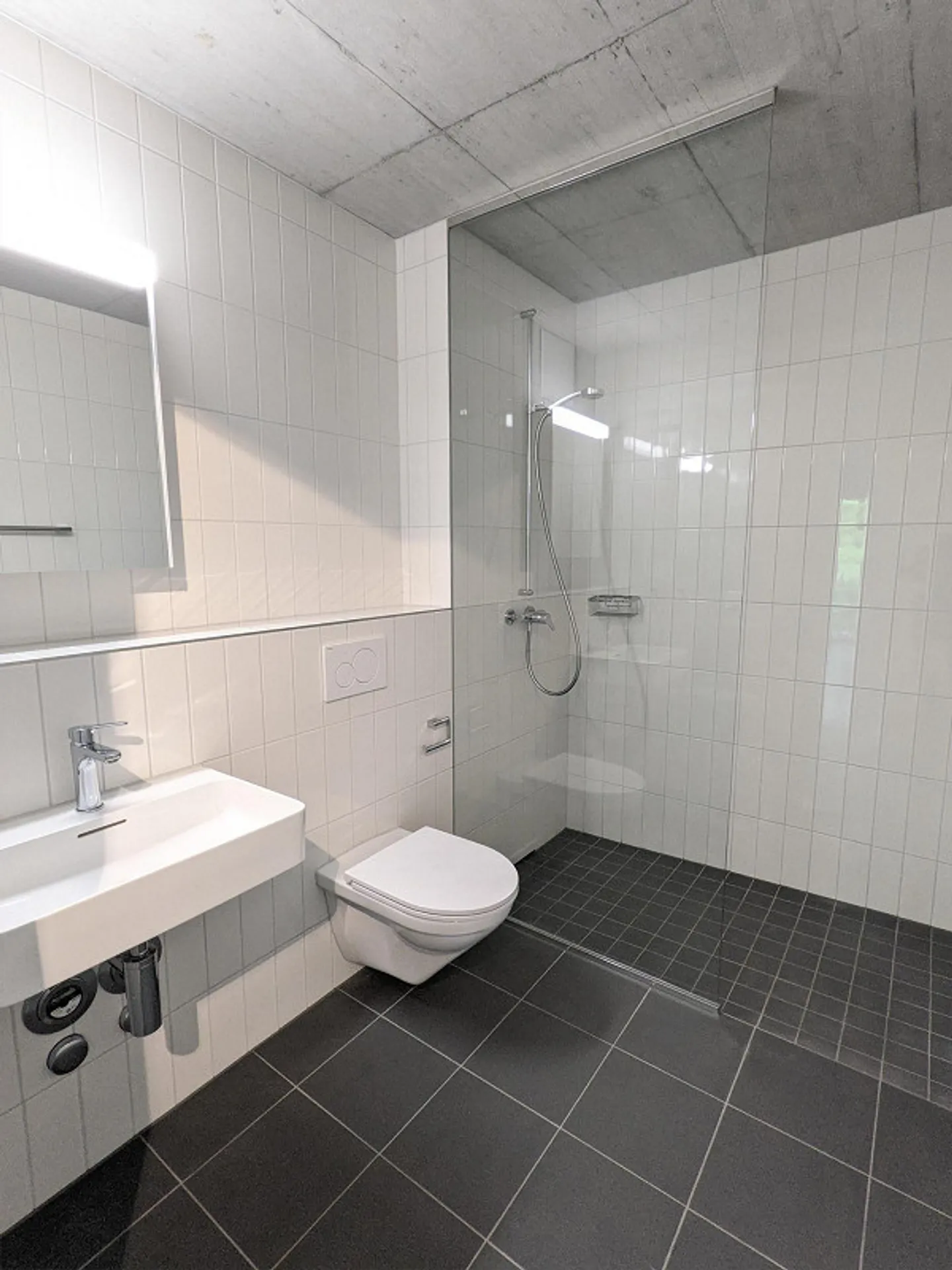 Top modern 3.5-room apartment with washing tower + terrace - Photo 5 of 12