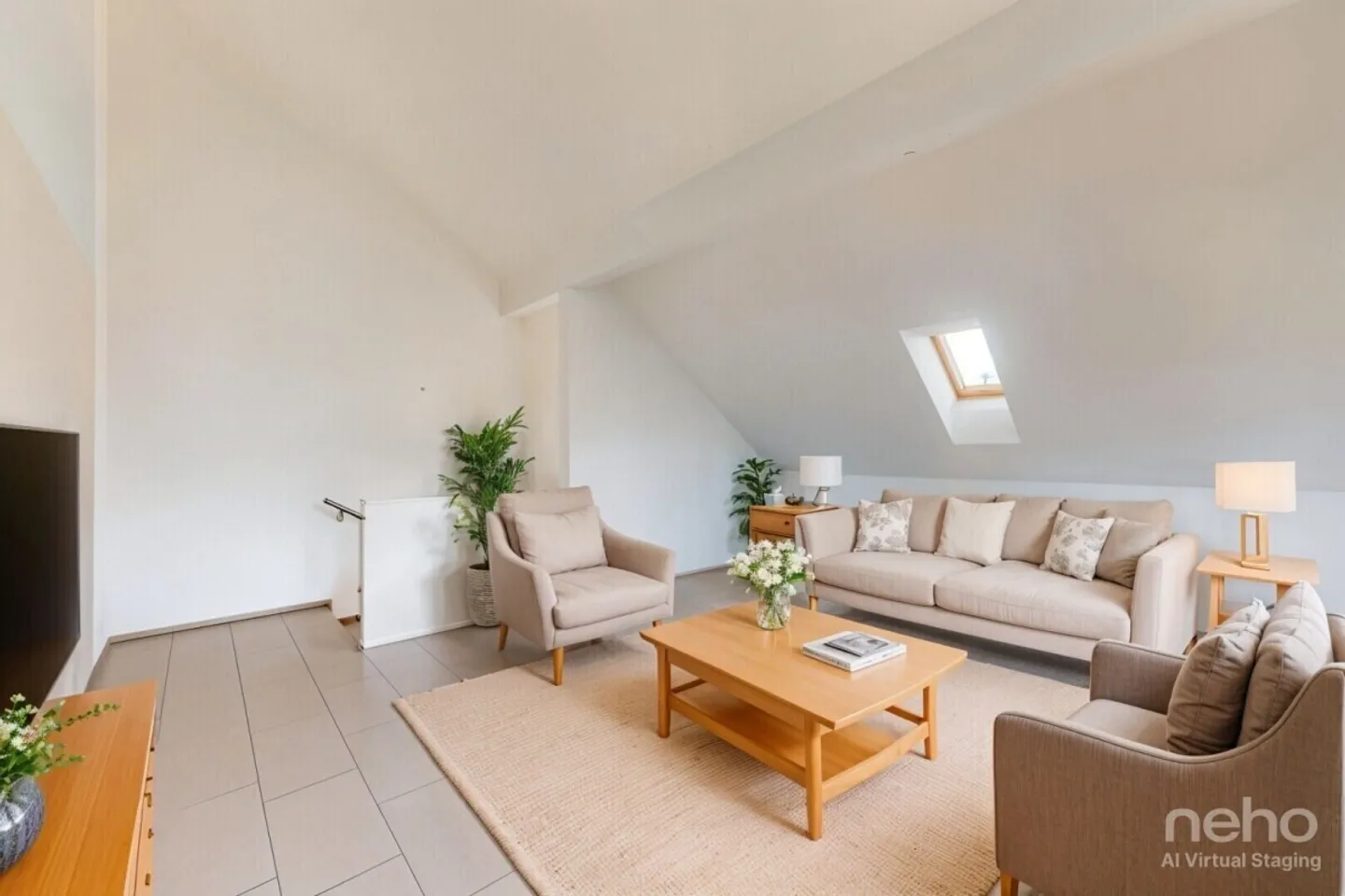 5.5-room attic maisonette apartment with balcony - Photo 4 of 12