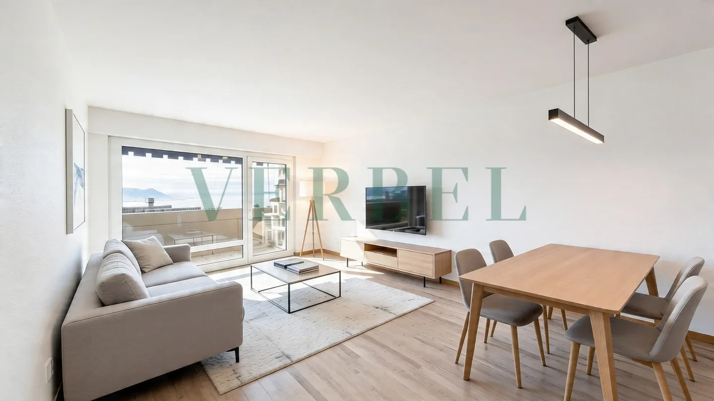 Bright Apartment with Lake View - Photo 1 of 10