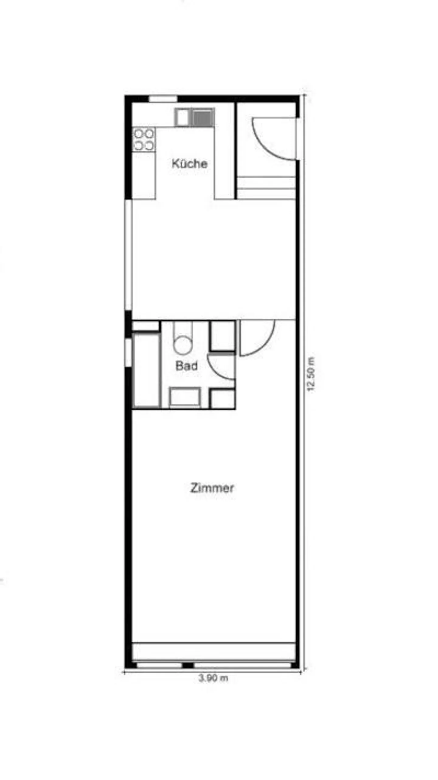 Geräumige 1.5-Zimmerwohnung - Foto 6 von 6