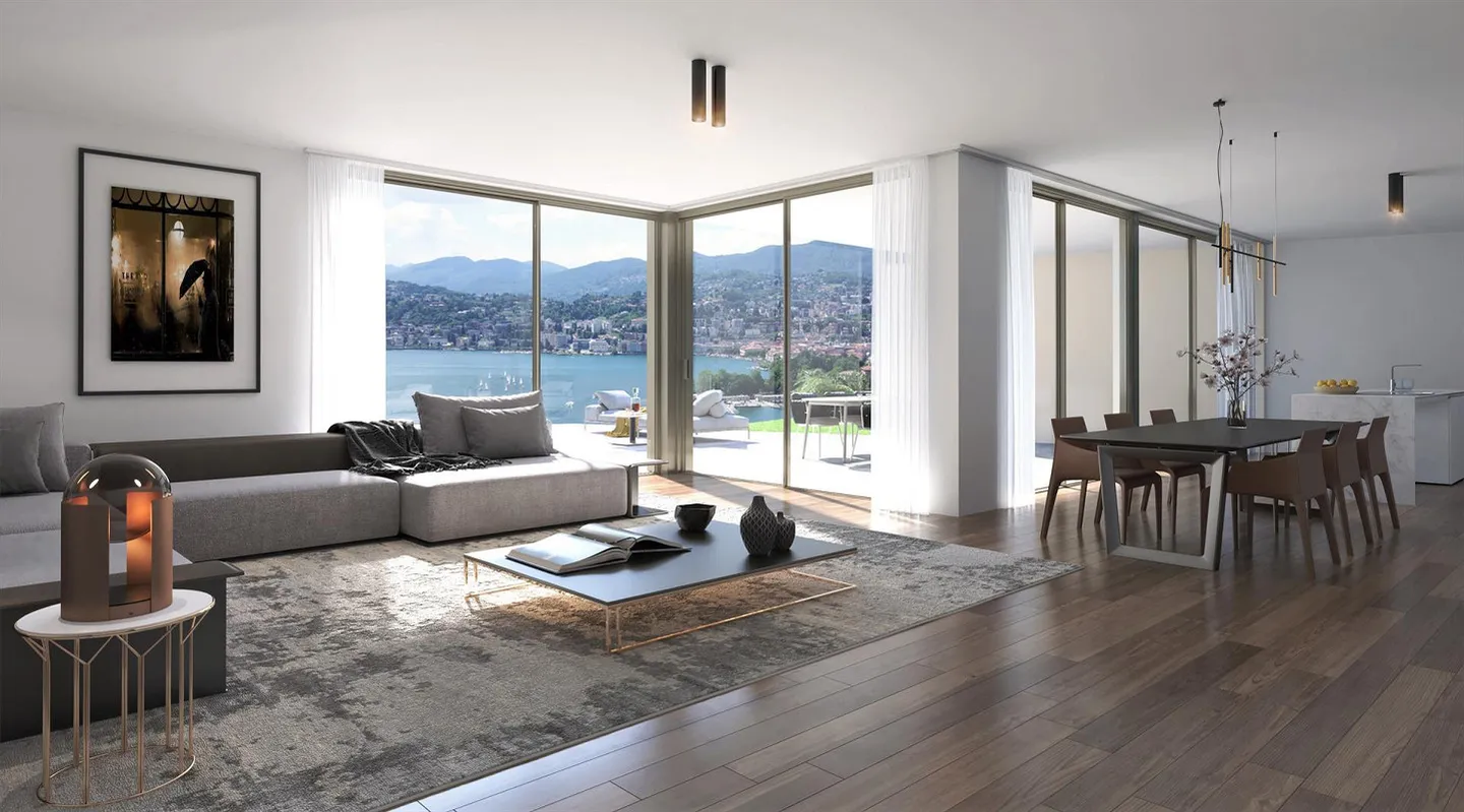 HOCHWERTIGE WOHNUNG MIT GARTEN UND PRÄCHTIGEM SEEBLICK - Foto 5 von 7
