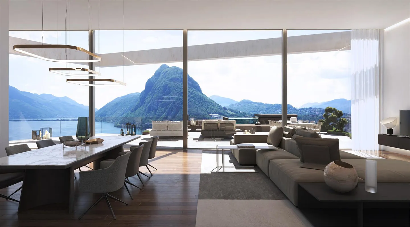 HOCHWERTIGE WOHNUNG MIT GARTEN UND PRÄCHTIGEM SEEBLICK - Foto 6 von 7