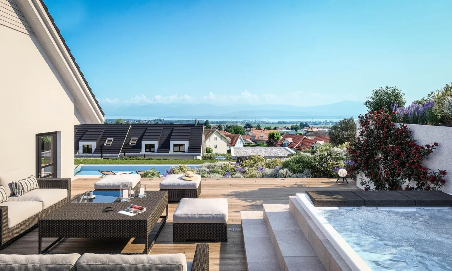 Moderne Villa in Trélex - Foto 2 von 3