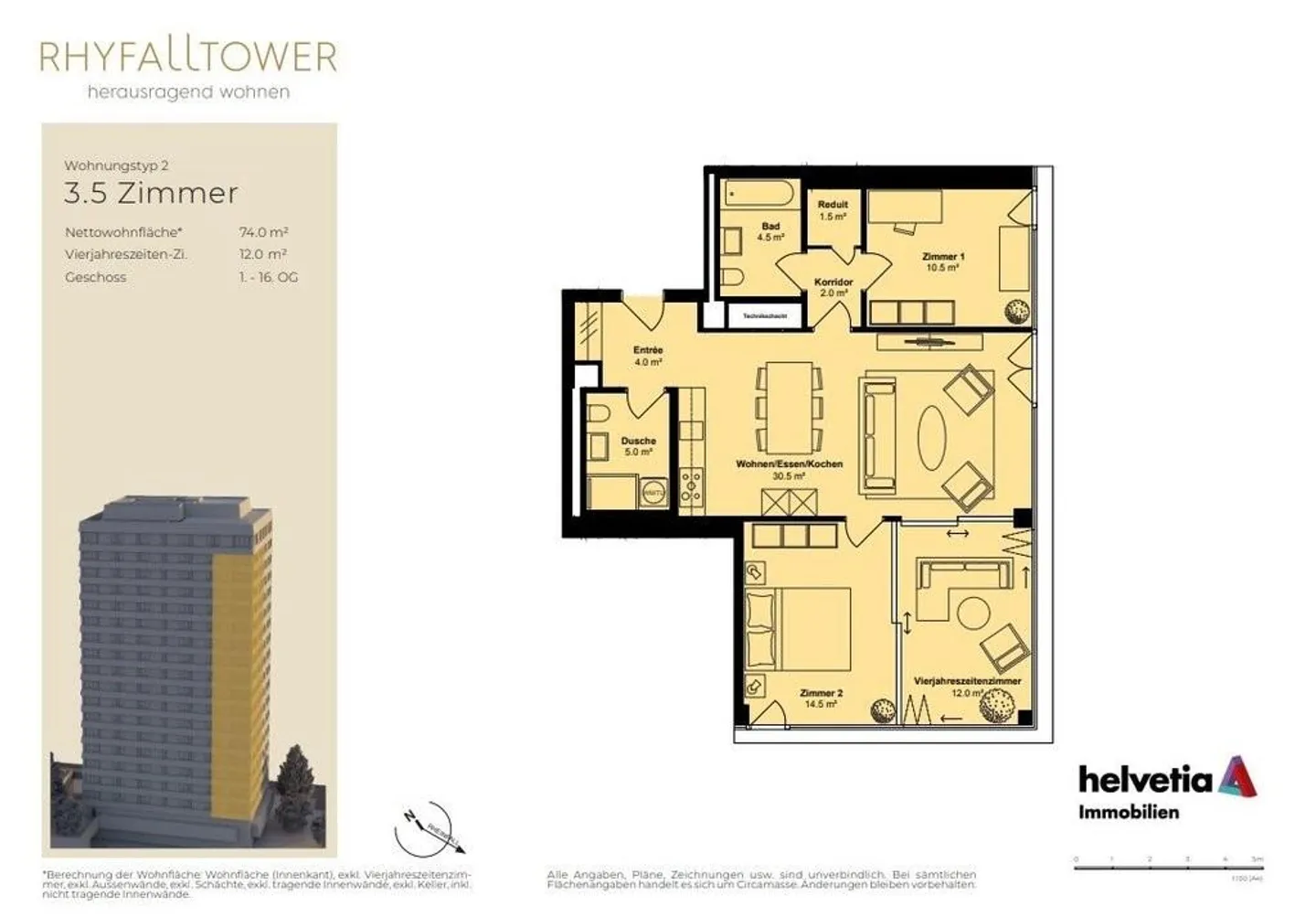Rhyfalltower - Herausragend wohnen - Foto 9 von 10
