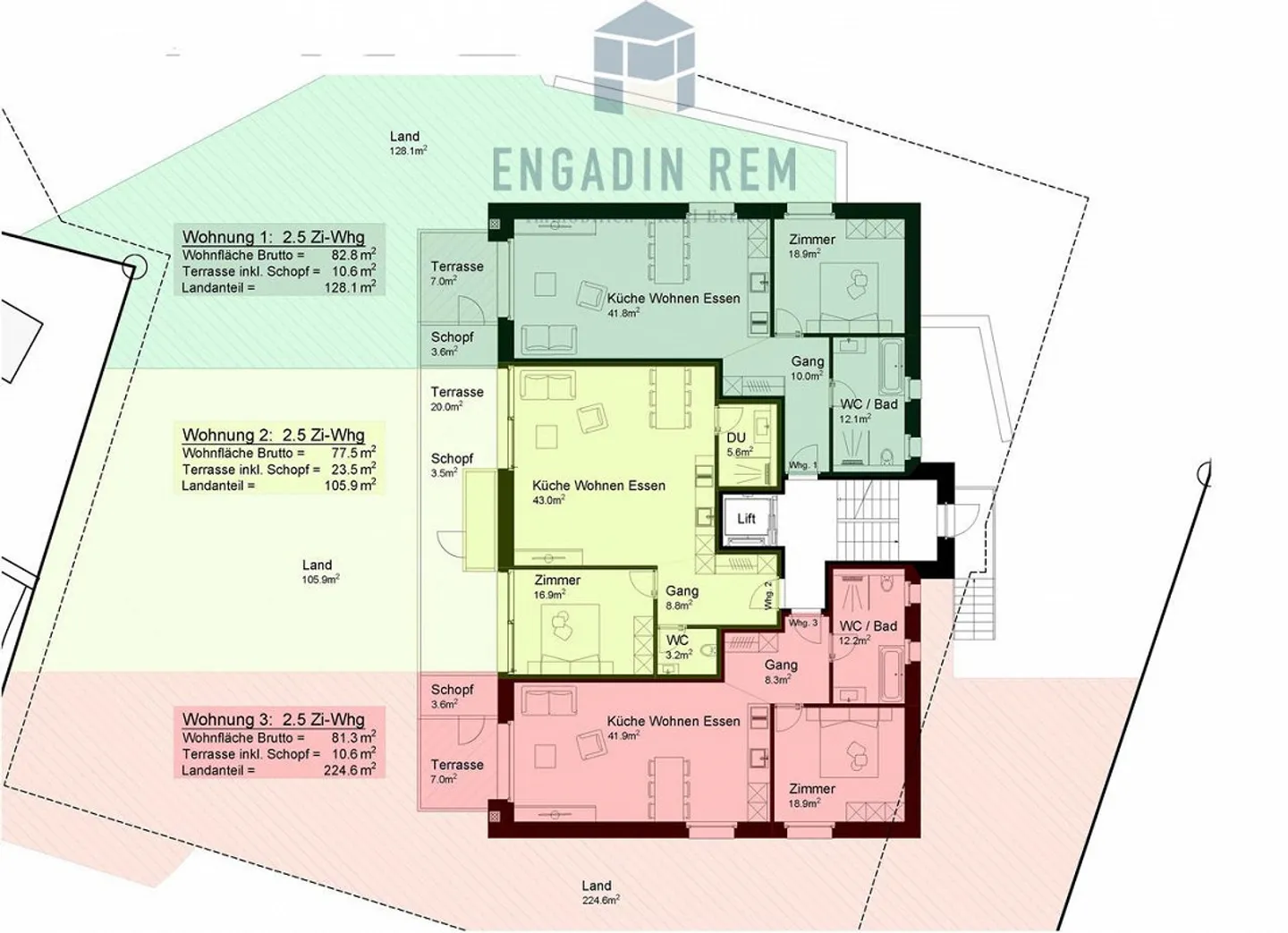 Helle Eckwohnung mit Garten - Foto 4 von 9