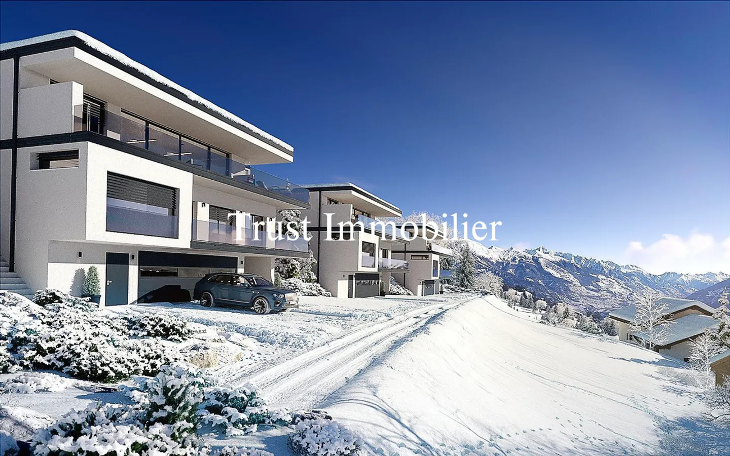 6003. Nuova casa moderna a Chermignon d'en Haut - Foto 1 di 11