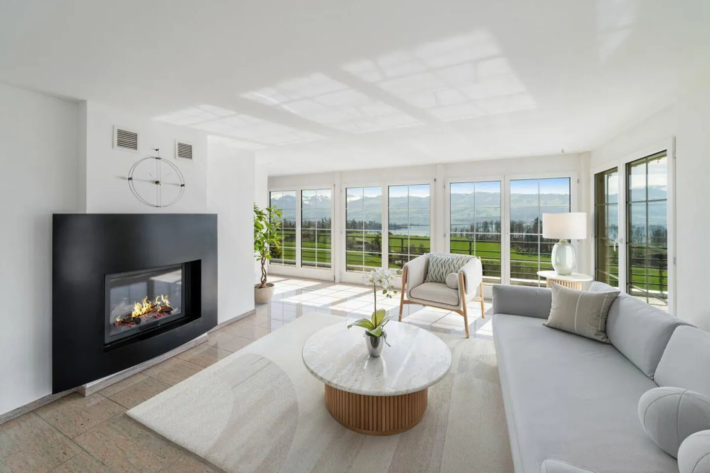 Stupore - Vista su Rapperswil_Lago di Zurigo_Obersee fino a di... - Foto 5 di 8