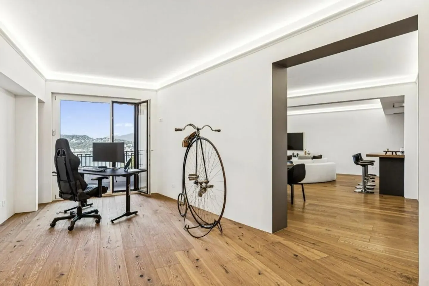 Exklusive 7,5-Zimmer-Wohnung in Castagnola mit Blick auf den See und die Berge - Foto 9 von 19