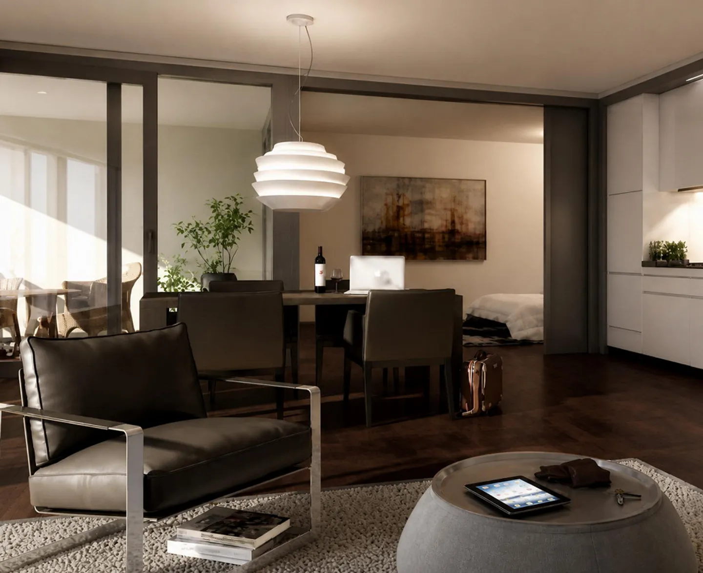 Europaallee: 3.5-room apartment with direct view of the city of Zurich - Photo 3 of 6