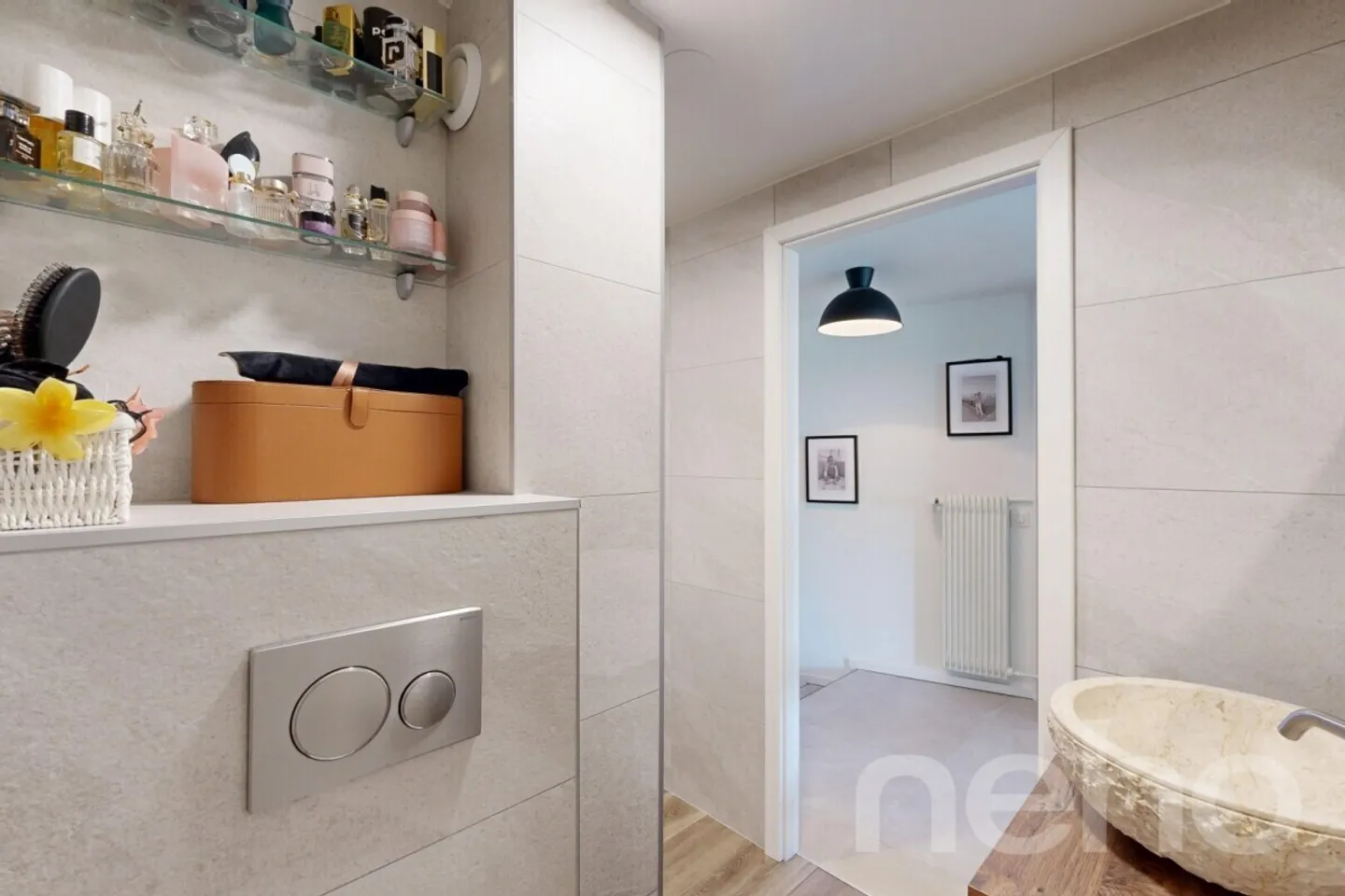 Wunderschöne Penthouse-Wohnung mit 3,5 Zimmern, vollständig renoviert in Borex - Foto 9 von 11
