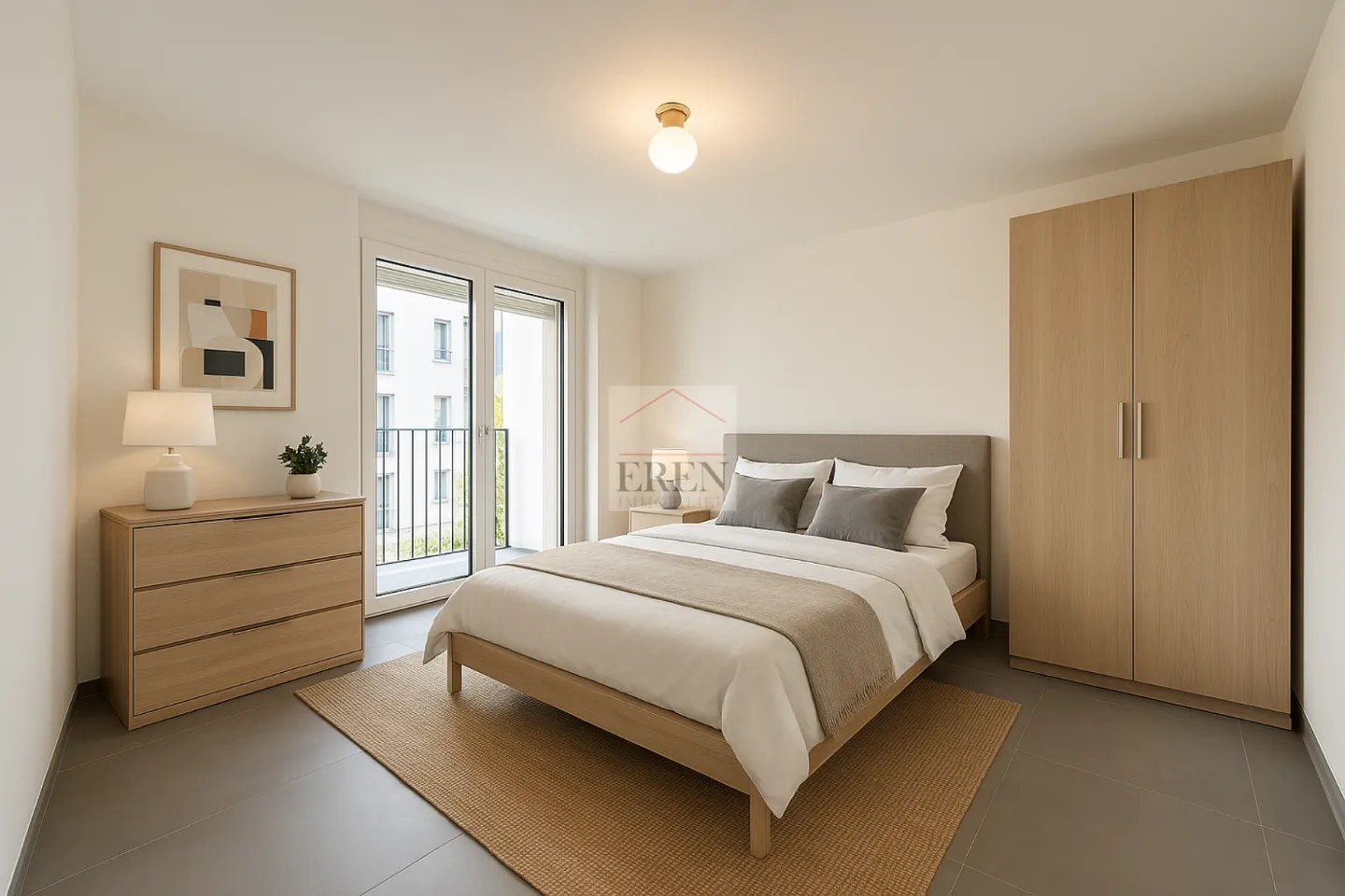 3.5-room apartment southeast on the ground floor in Grône - Photo 4 of 9