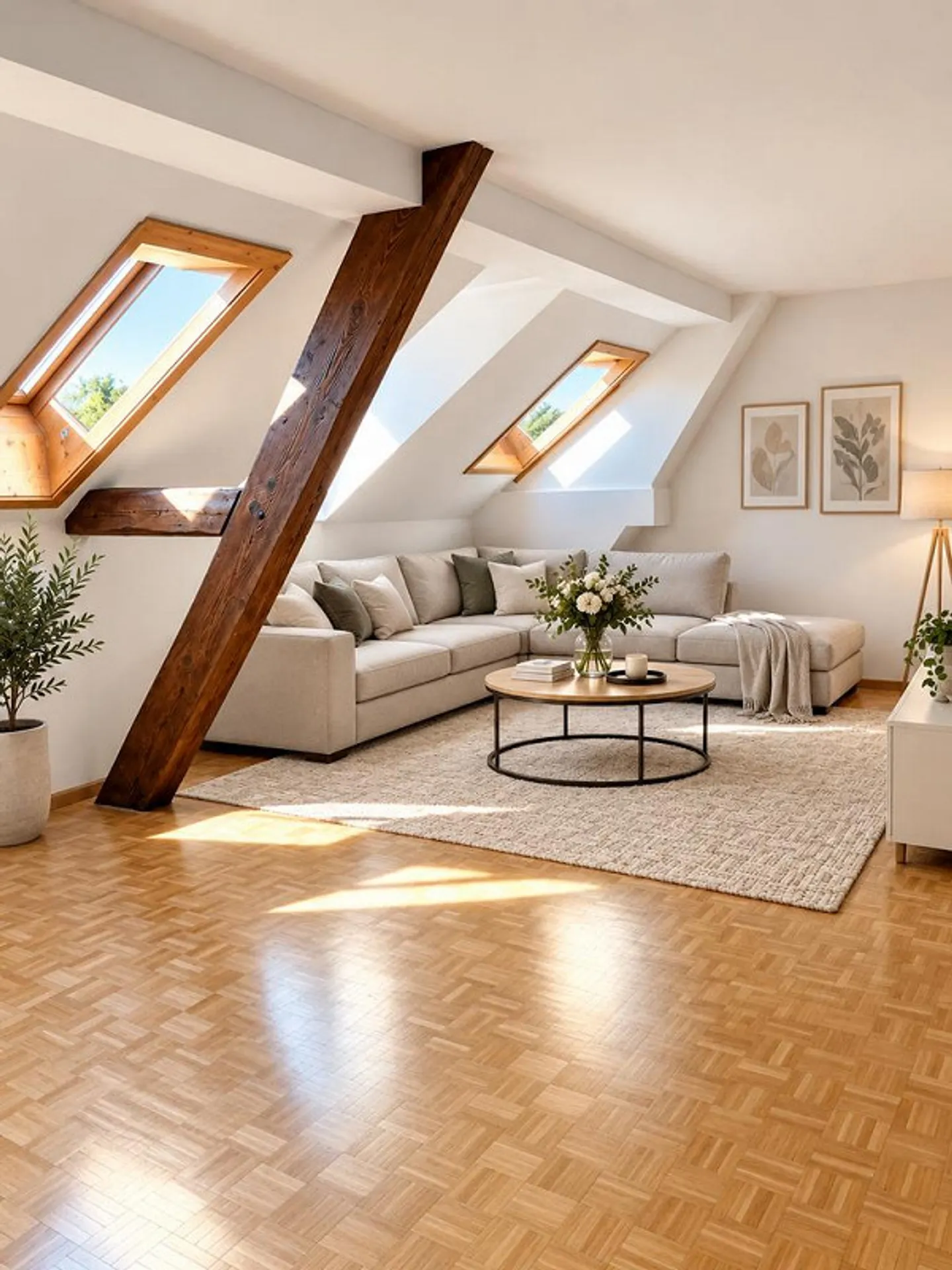 Beautiful attic apartment for rent on the 3rd floor - Photo 2 of 8