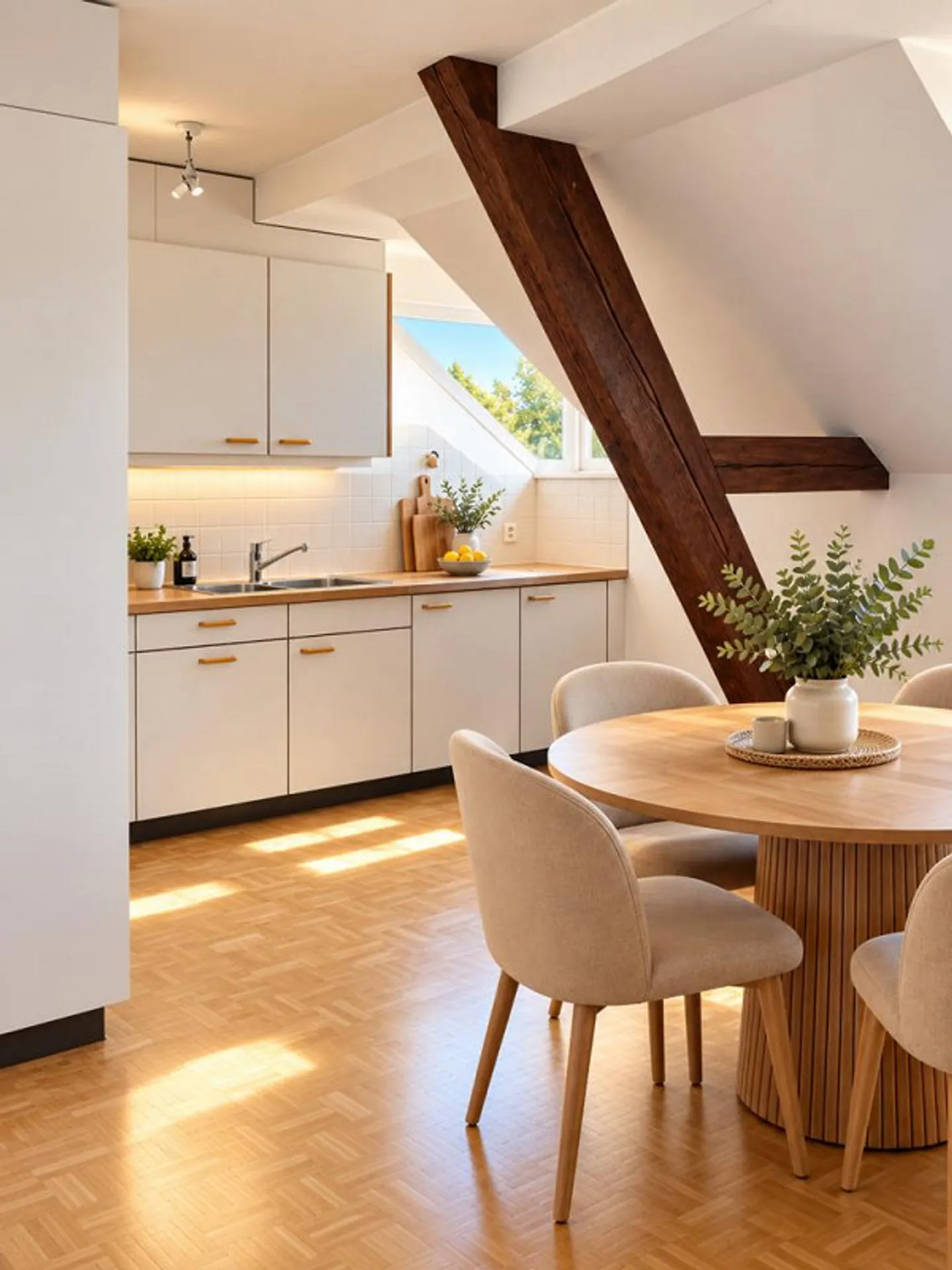 Beautiful attic apartment for rent on the 3rd floor - Photo 3 of 8