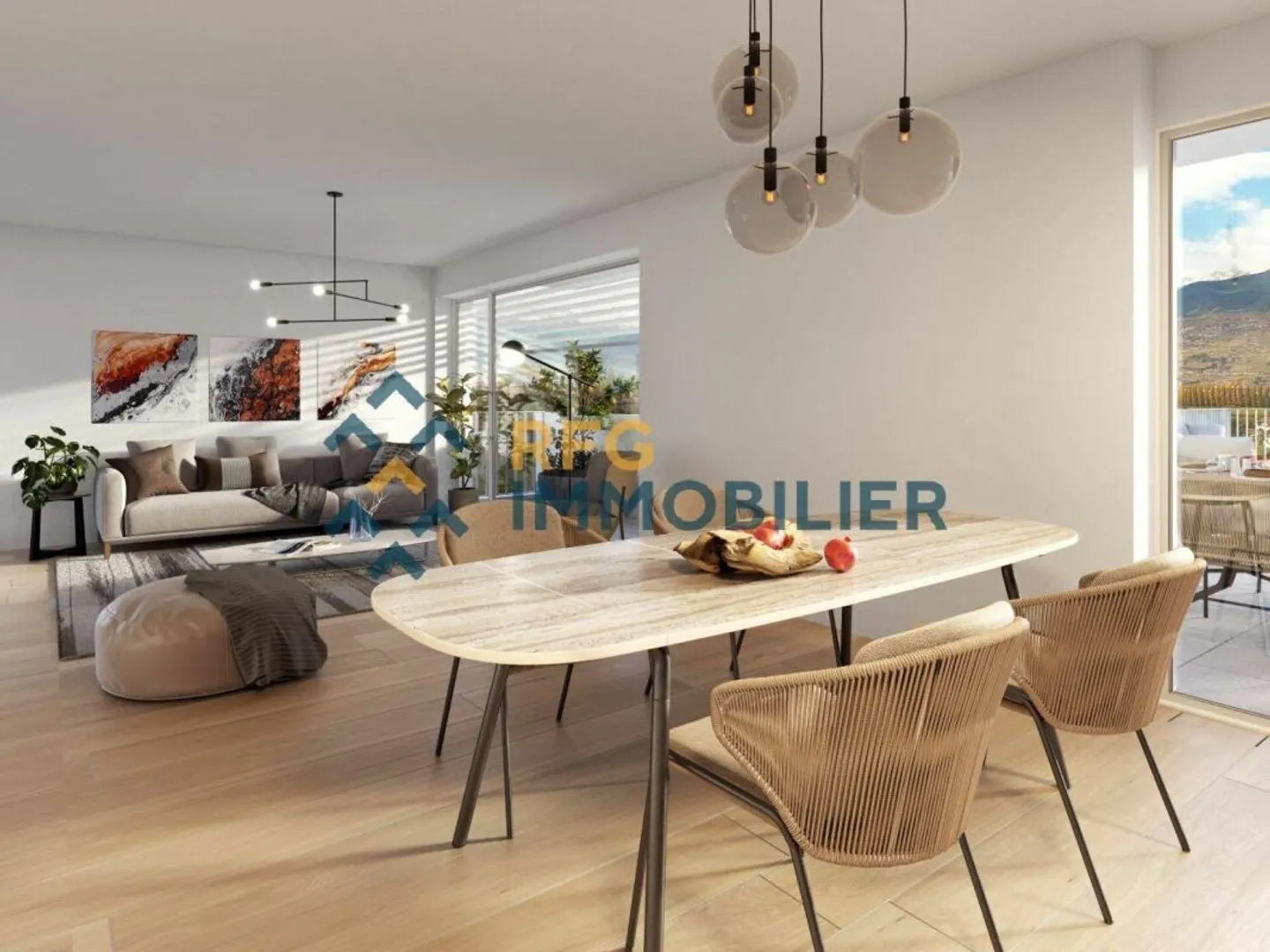 Luxus-Penthouse in Bramois - Foto 4 von 7