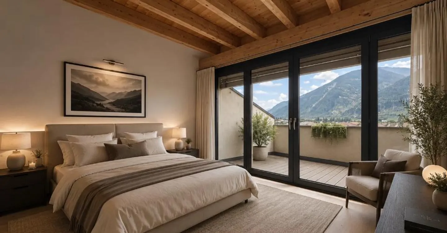 Exceptional triplex with panoramic view in Saillon - Photo 3 of 6