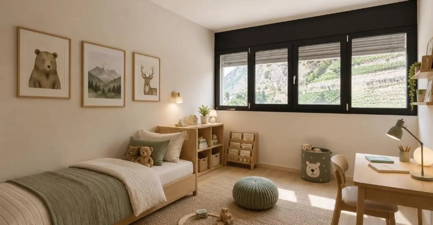 Exceptional triplex with panoramic view in Saillon - Photo 4 of 6