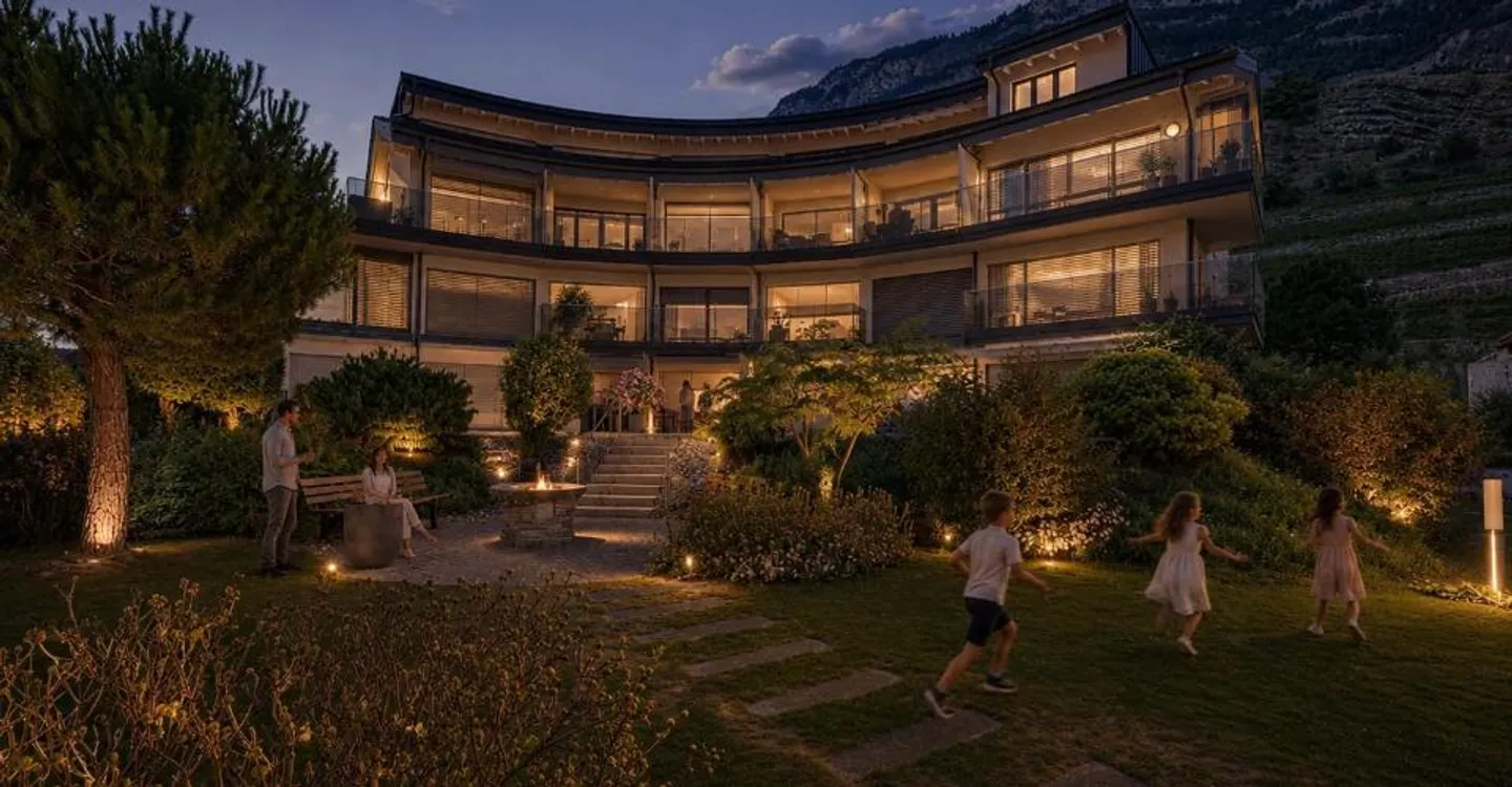Exceptional triplex with panoramic view in Saillon - Photo 5 of 6