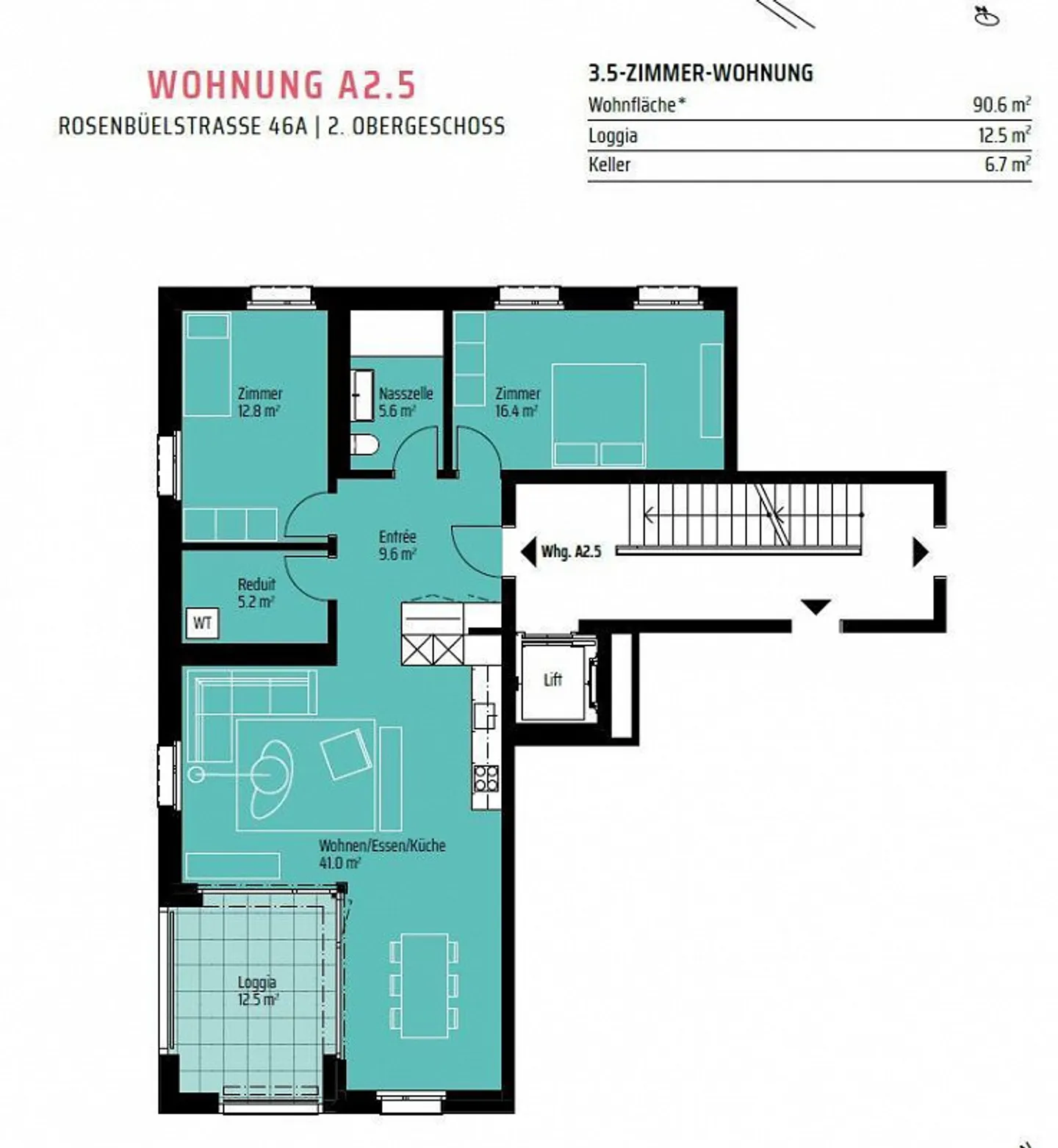 Appartement 3.5 pièces à Ebnat-Kappel - Photo 11 sur 11