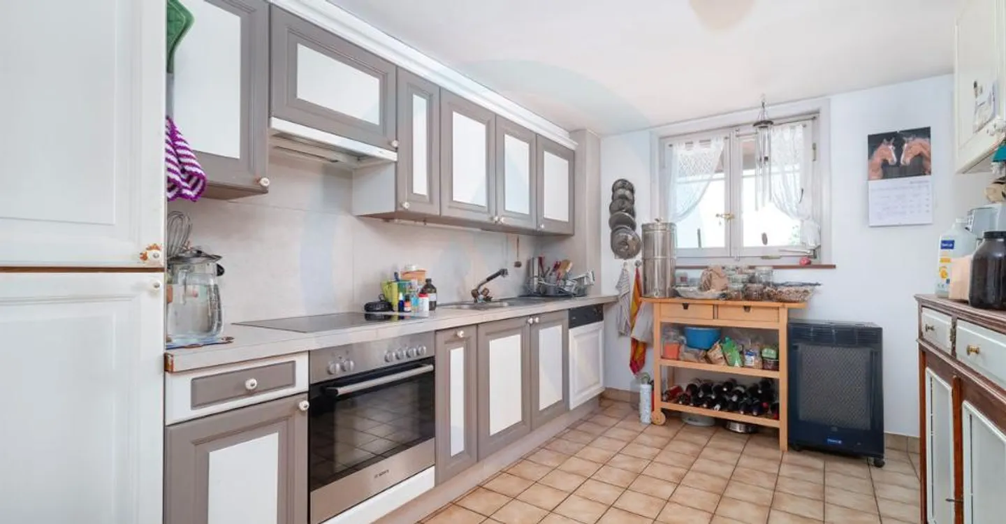 Grande casa in assoluta tranquillità con un magnifico giardino di fronte al Moléson - Foto 3 di 13