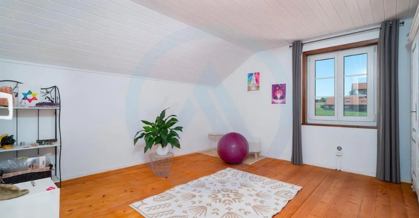 Grande casa in assoluta tranquillità con un magnifico giardino di fronte al Moléson - Foto 6 di 13