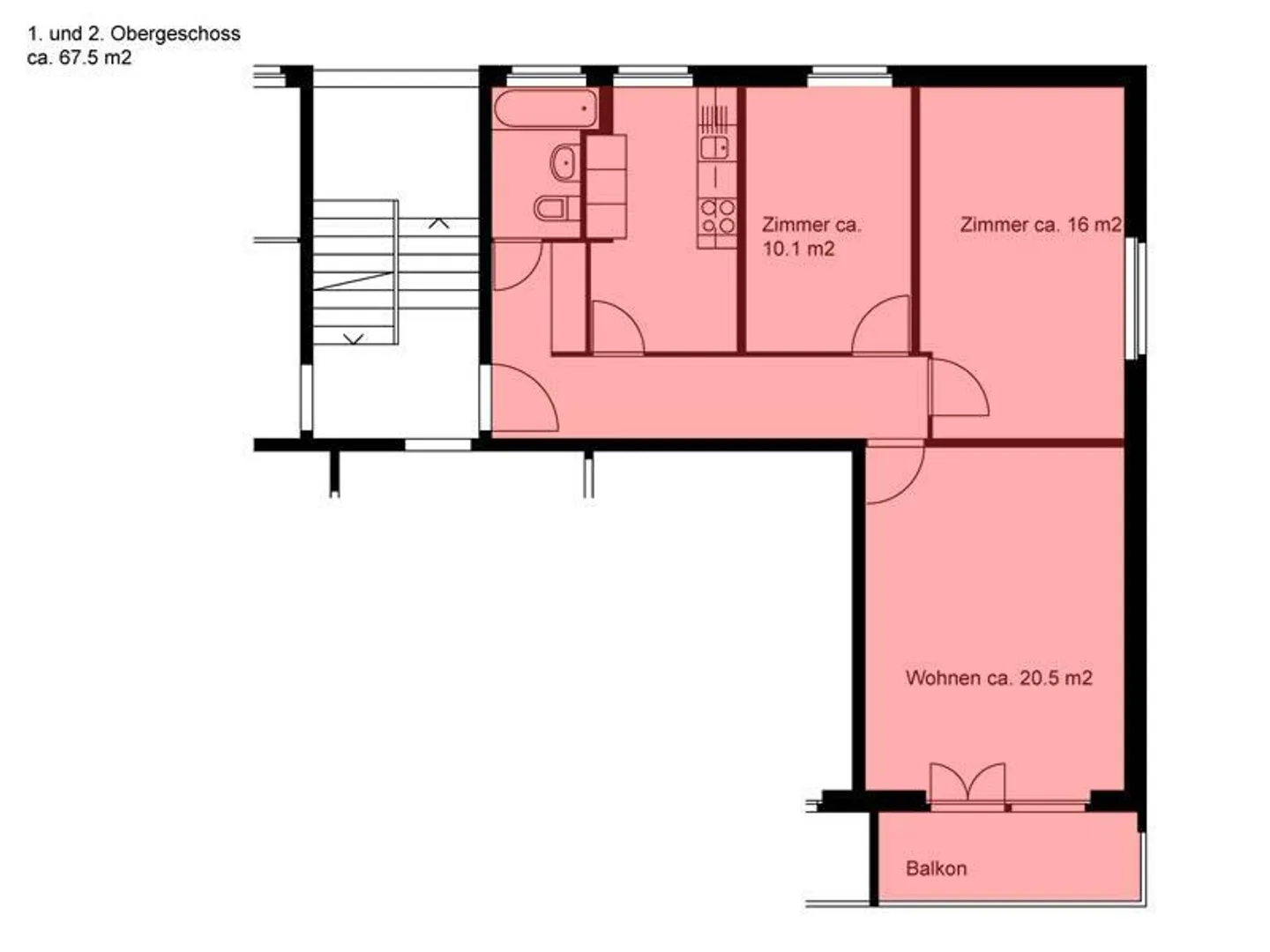 3.0 Zimmerwohnung in Winterthur - Photo 9 sur 9