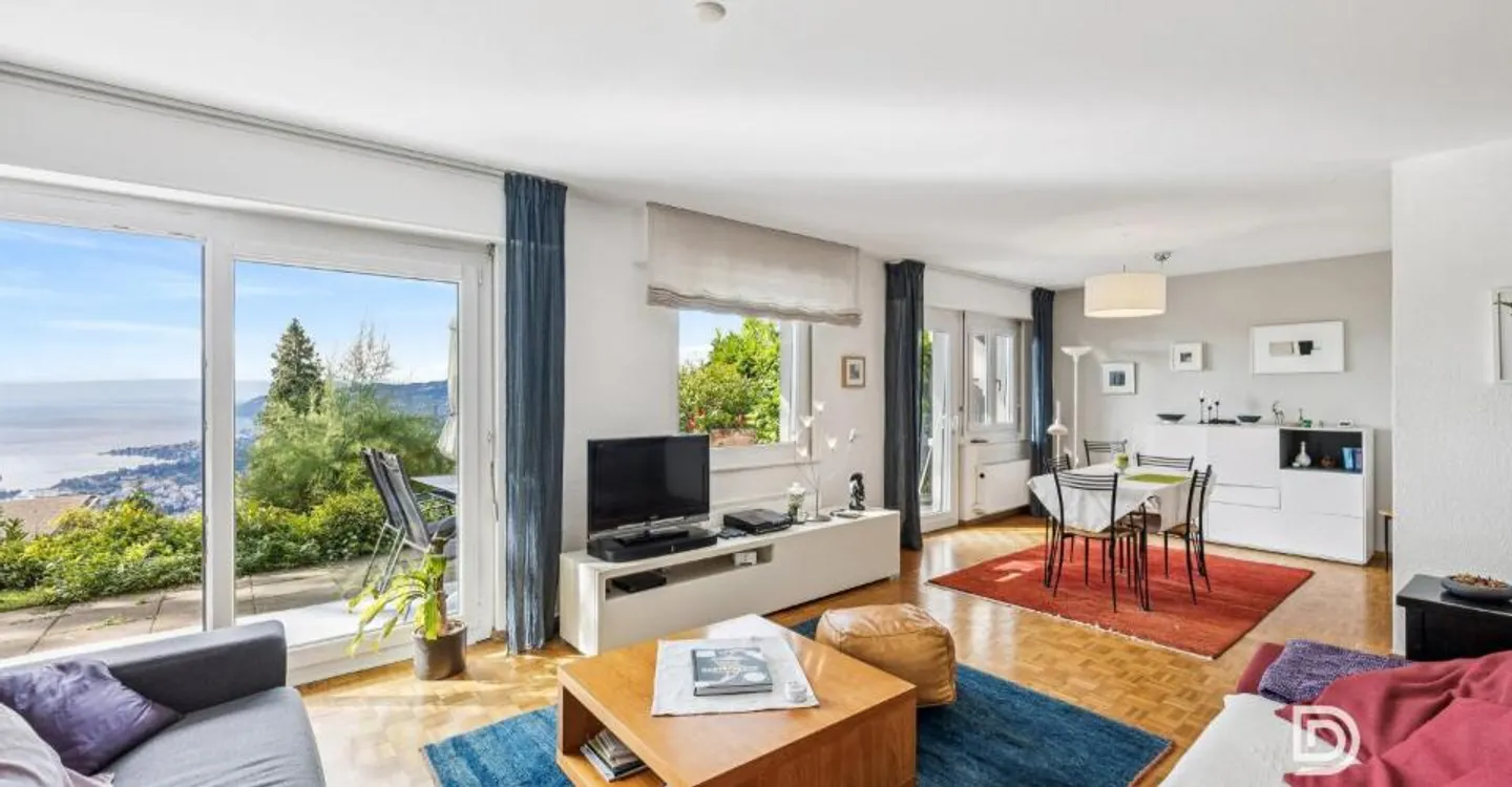 Panoramic view and absolute calm 5 minutes from the center of Montreux - Photo 3 of 12