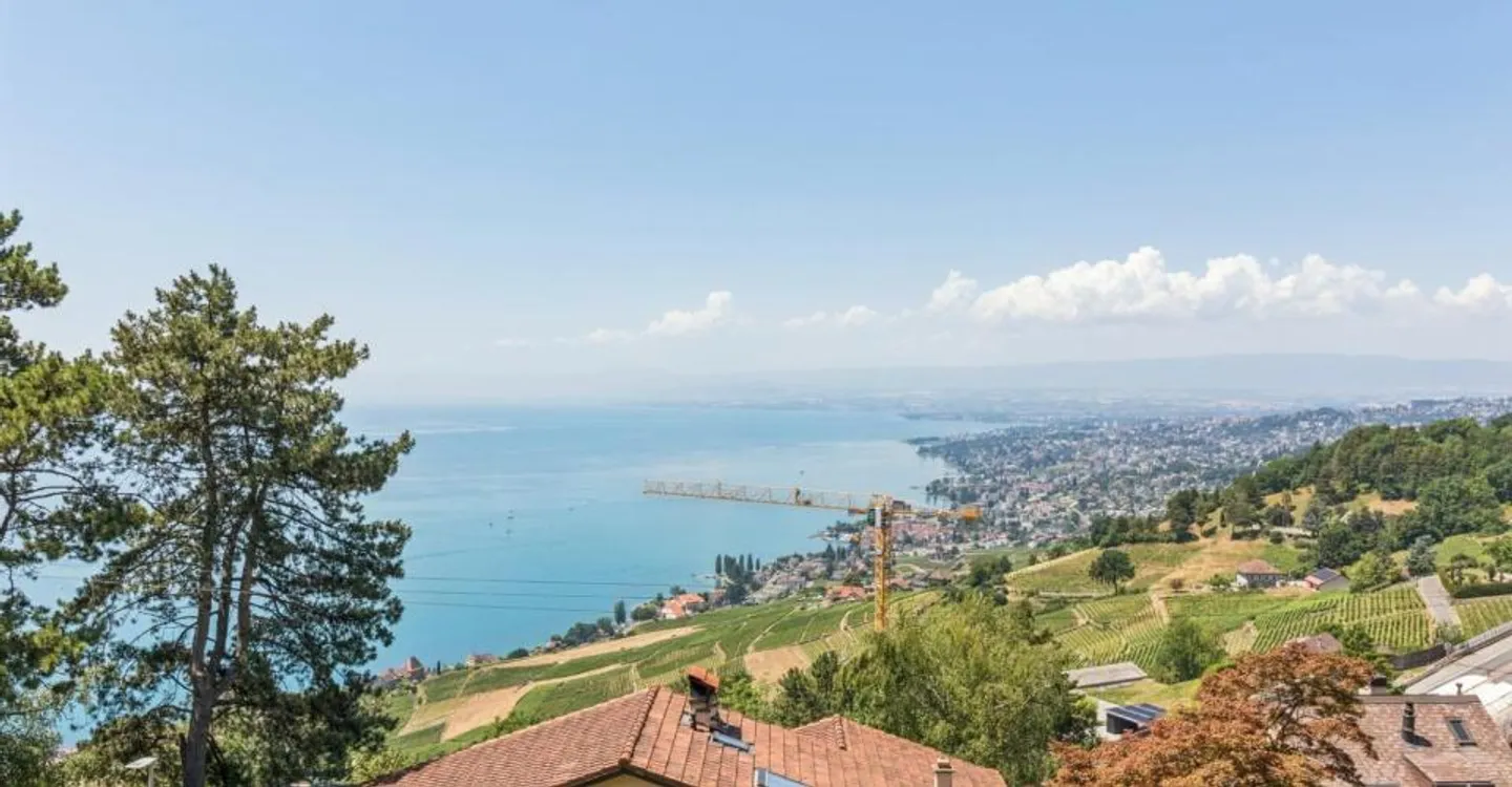 Una proprietà tra cielo, lago e vigne che offre un panorama eccezionale - Foto 1 di 12