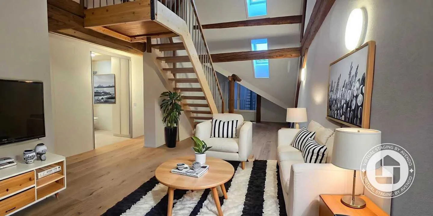 Moderne 2.5-Zimmer-Duplex in Stein AG mieten - Foto 2 von 13