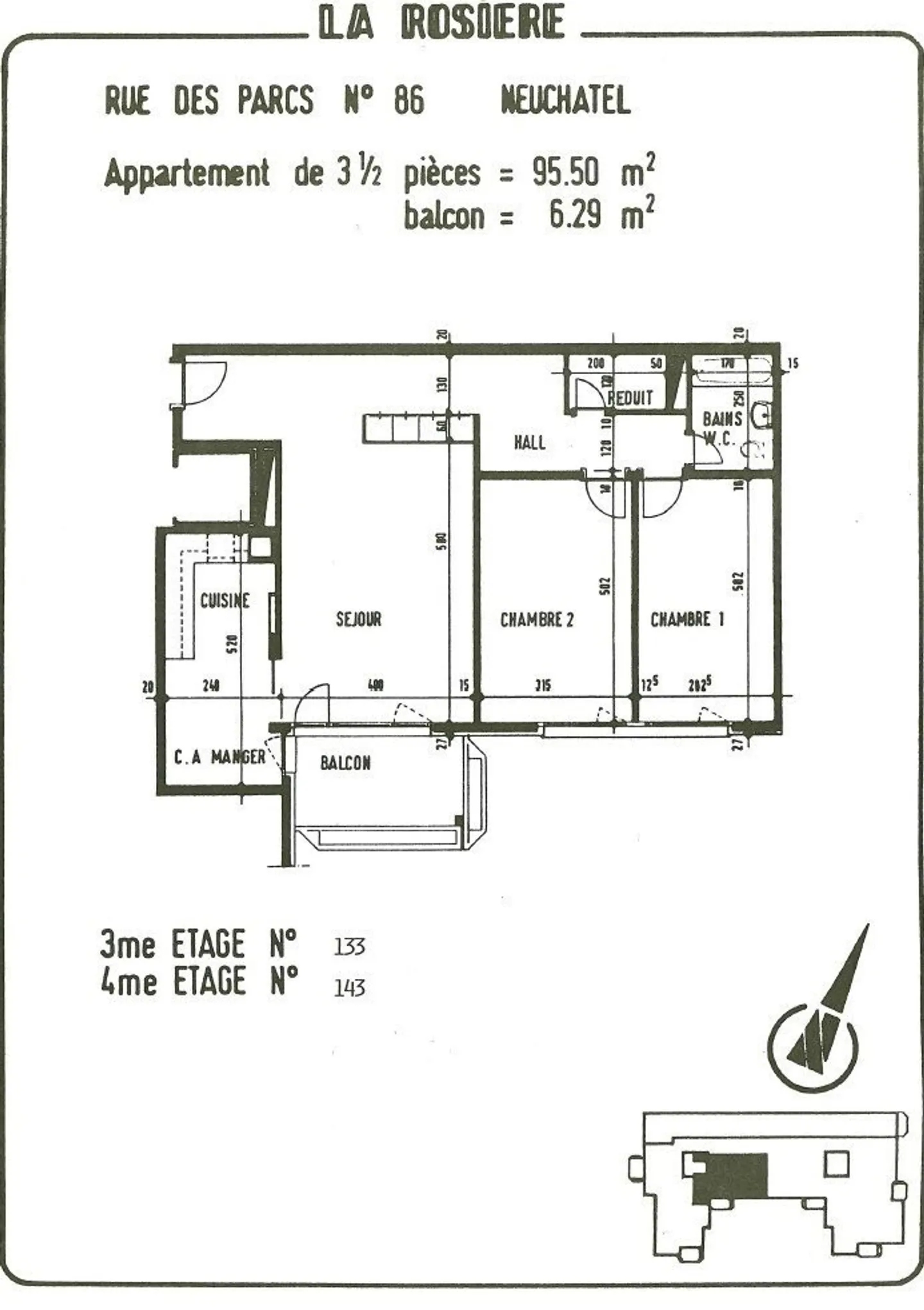 3,5-Zimmer-Wohnung im 4. Stock - Foto 2 von 3