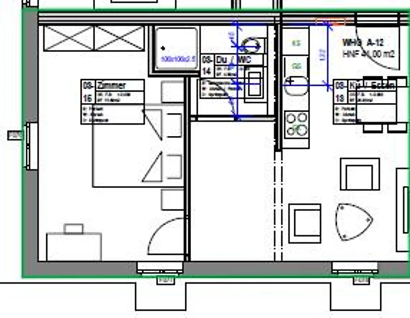Appartamento di 2 stanze - Foto 4 di 5