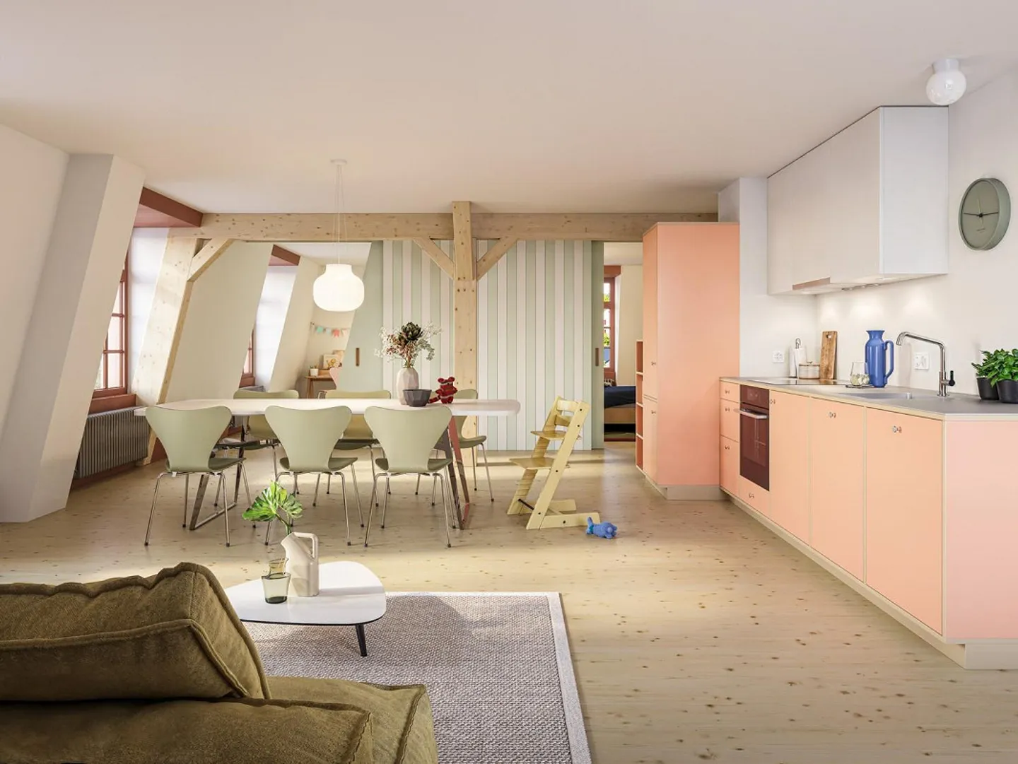 Frisch renovierte 3-Zimmer-Wohnung im 1. OG - Photo 7 of 9