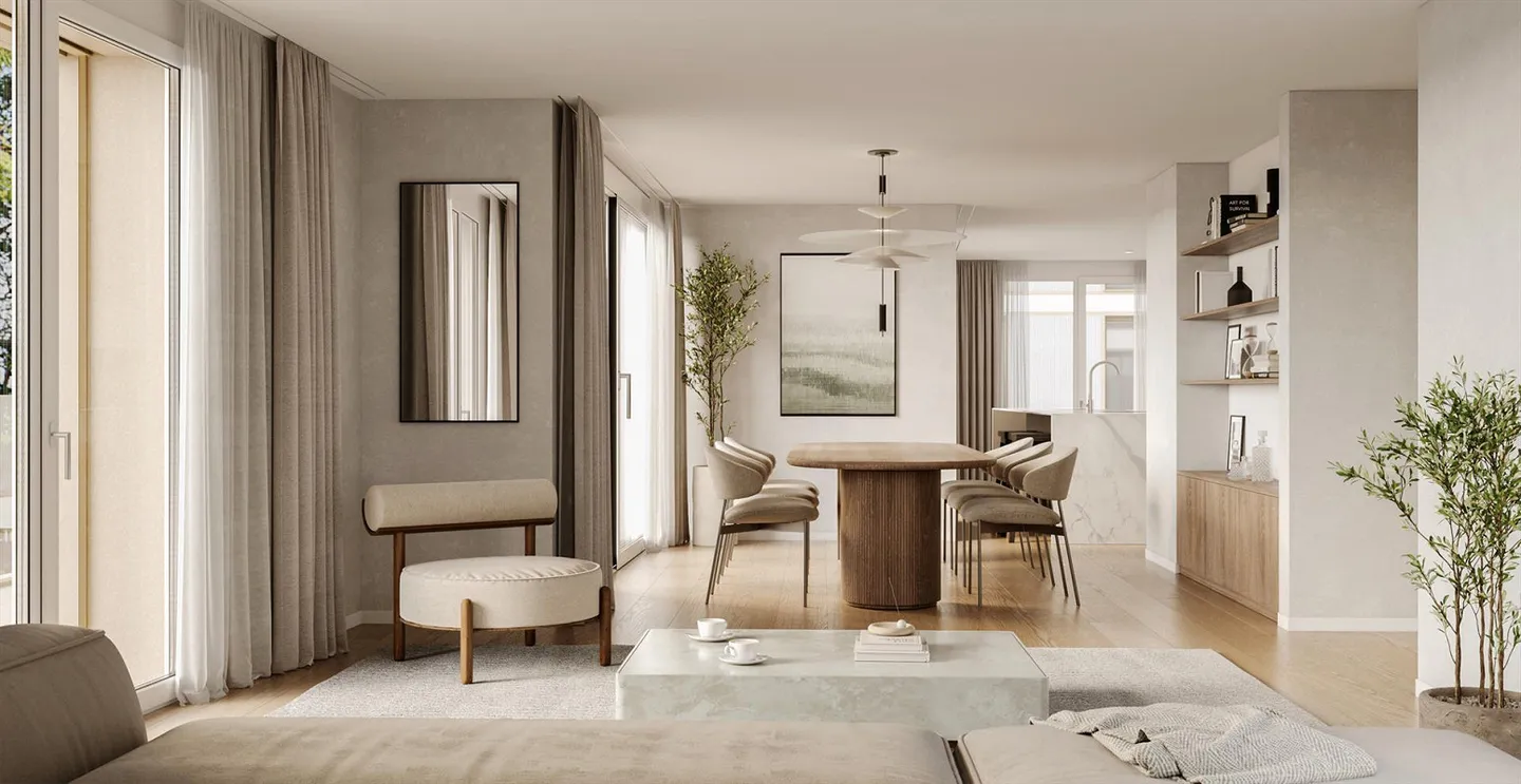 Exklusive 4.5-Zimmer-Attikawohnung im Projekt «Splendid Houses II» - Photo 3 sur 5