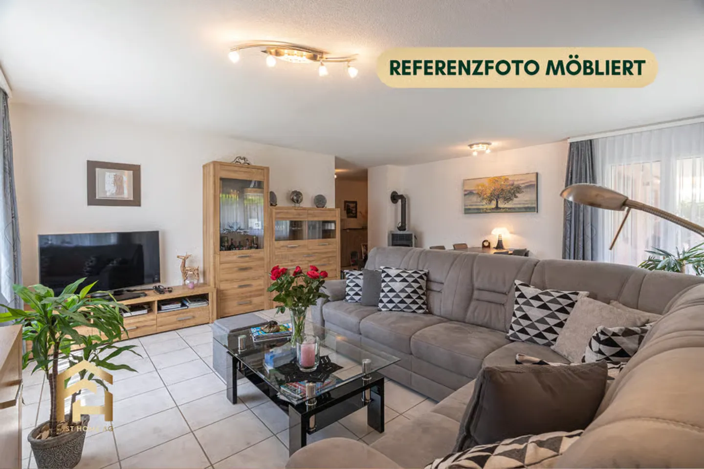 Vivere tranquillo a Brigerbad appartamento ristrutturato di 3,5 locali con giardino d'inverno - Foto 11 di 13