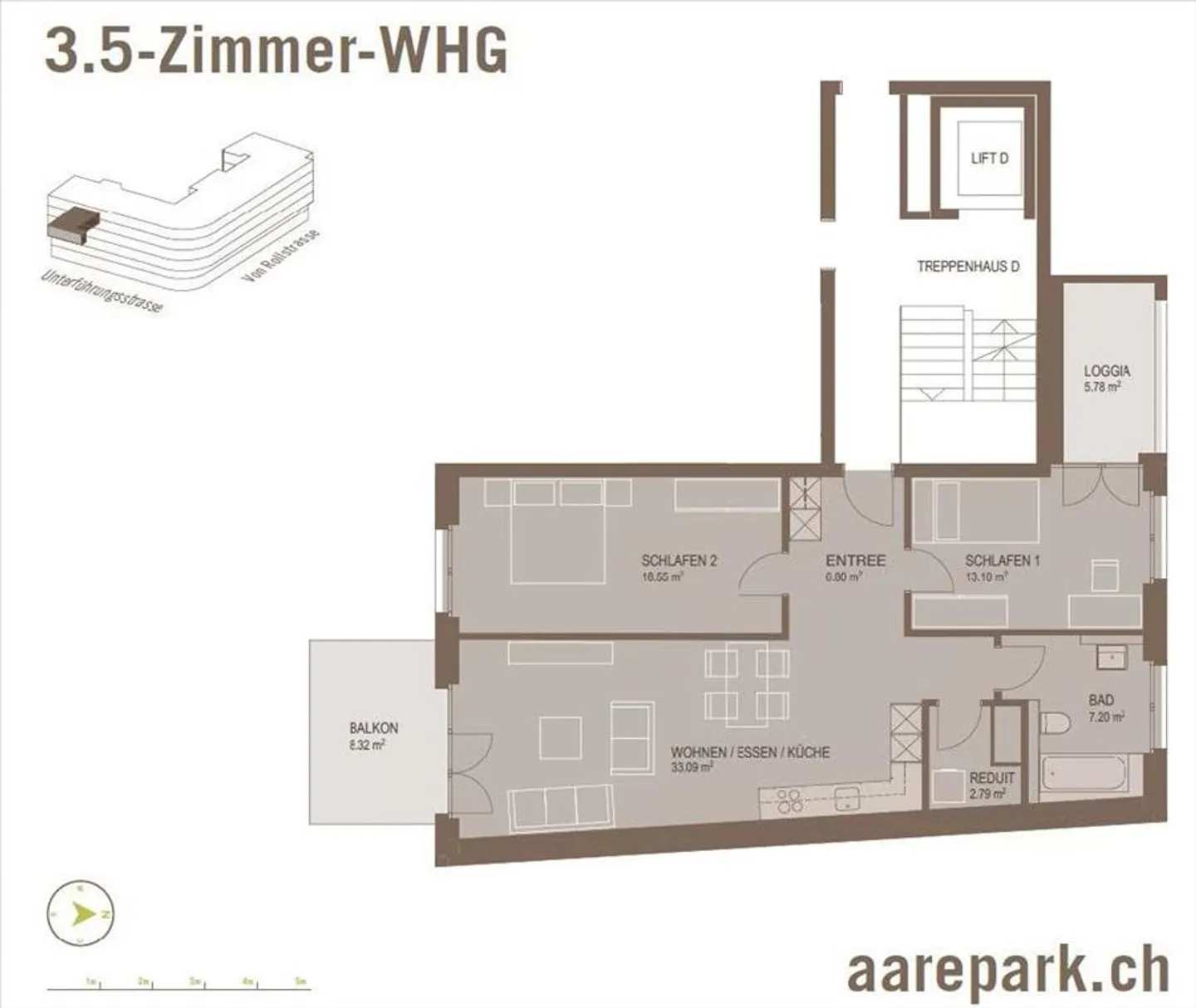 Modernes Apartment in bester Lage - Foto 6 von 6
