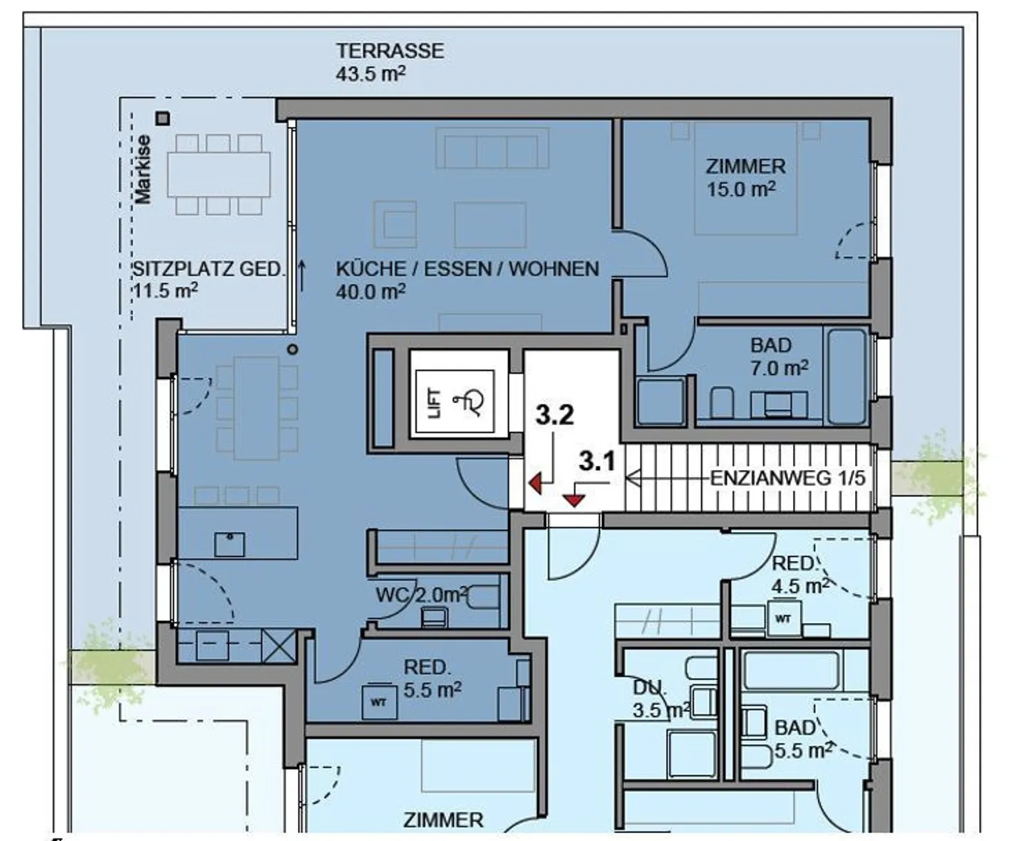 VIVRE LUXUEUSEMENT AU-DESSUS DES TOITS DE KLEINDÖTTINGEN - Photo 12 sur 12