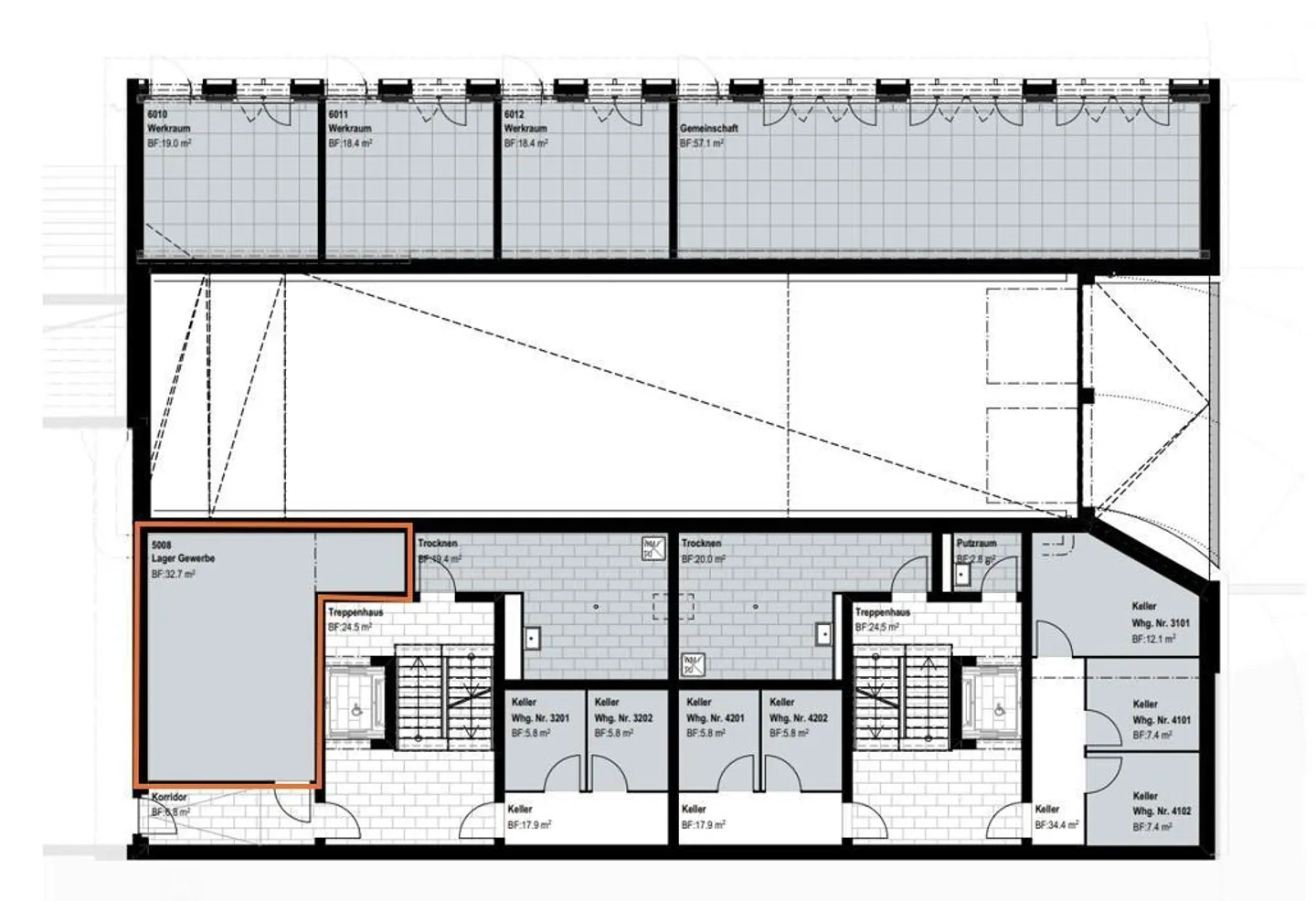 PRIMA UTILIZZO - Spazi di stoccaggio attraenti tra 33 e 43 m2 - Foto 6 di 6