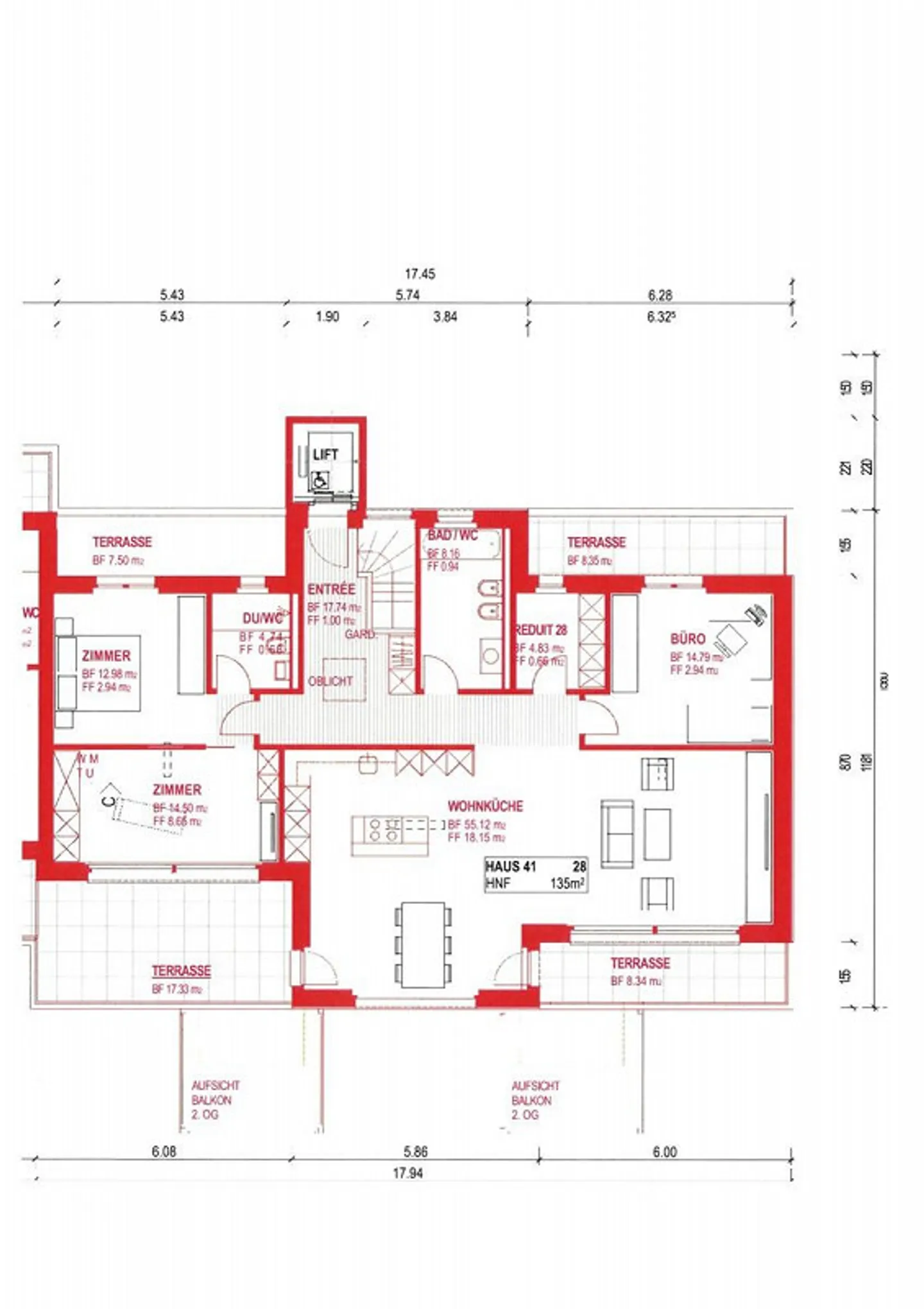Nouveau projet de construction - Penthouse 4,5 pièces - Au-dessus des toits de Wiesendangen... - Photo 6 sur 6