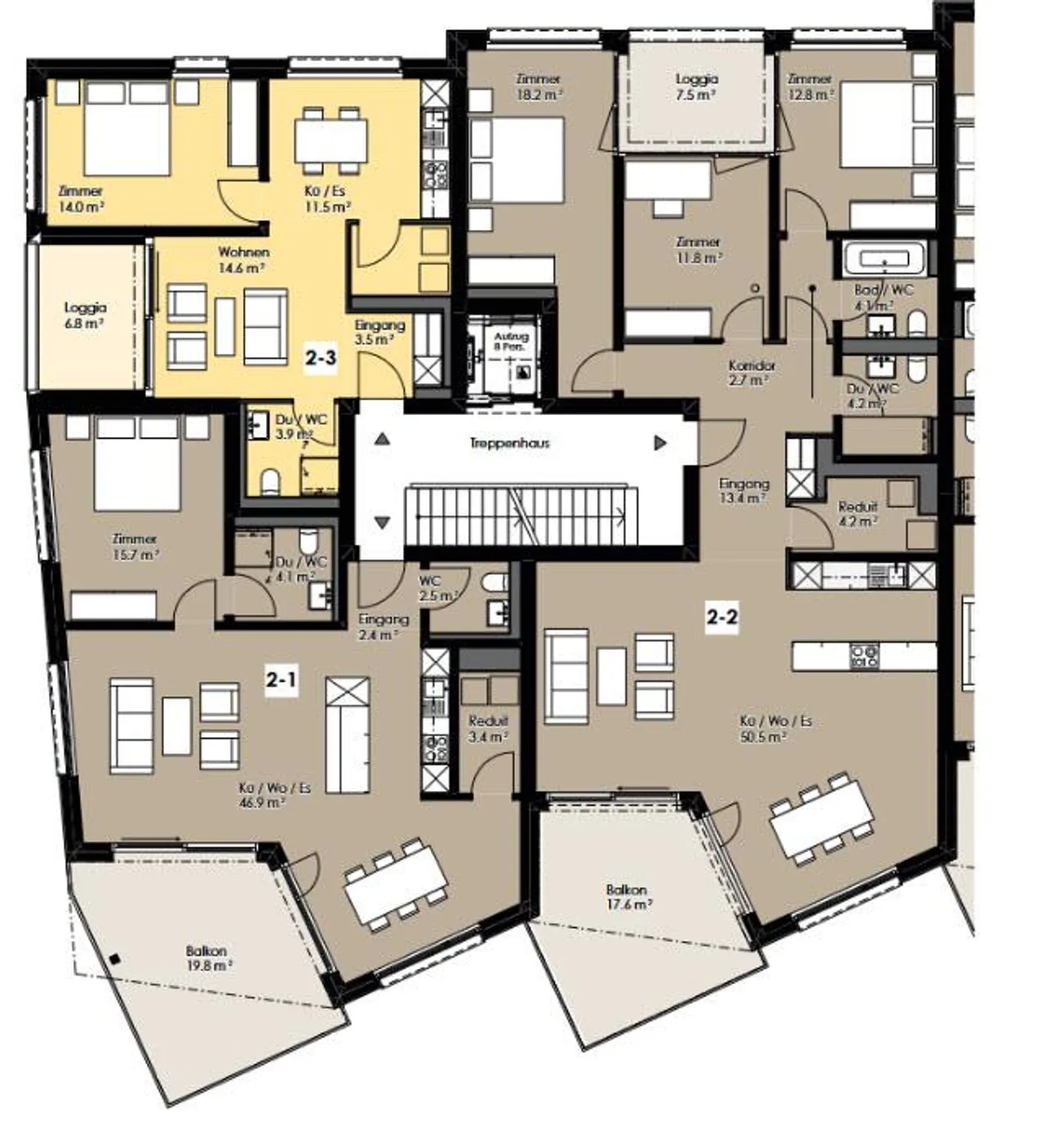 Modernes Apartment im Zentrum von Sattel - Foto 5 von 5