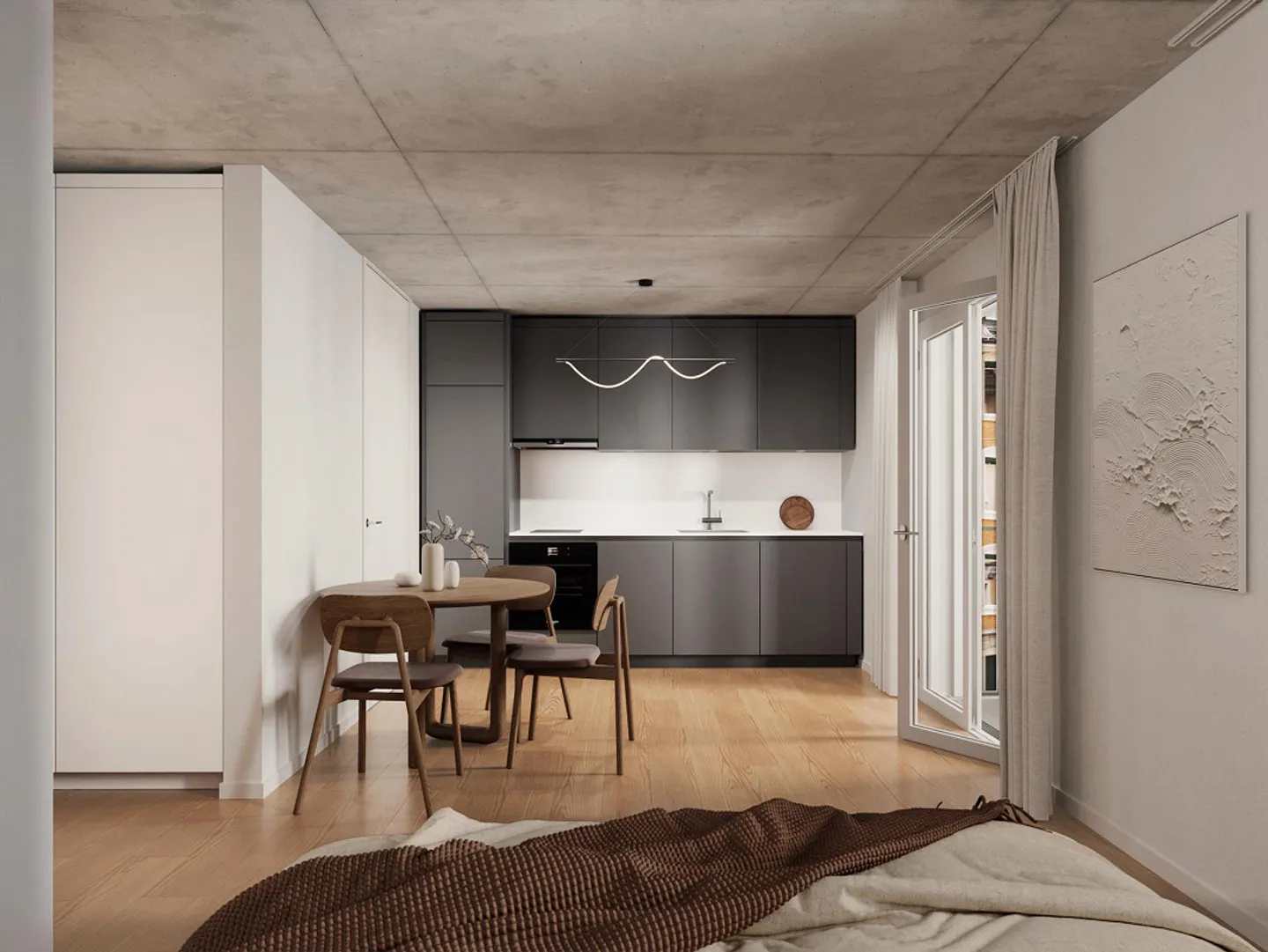 Modernes Apartment in Zürich Wiedikon - Foto 1 von 4