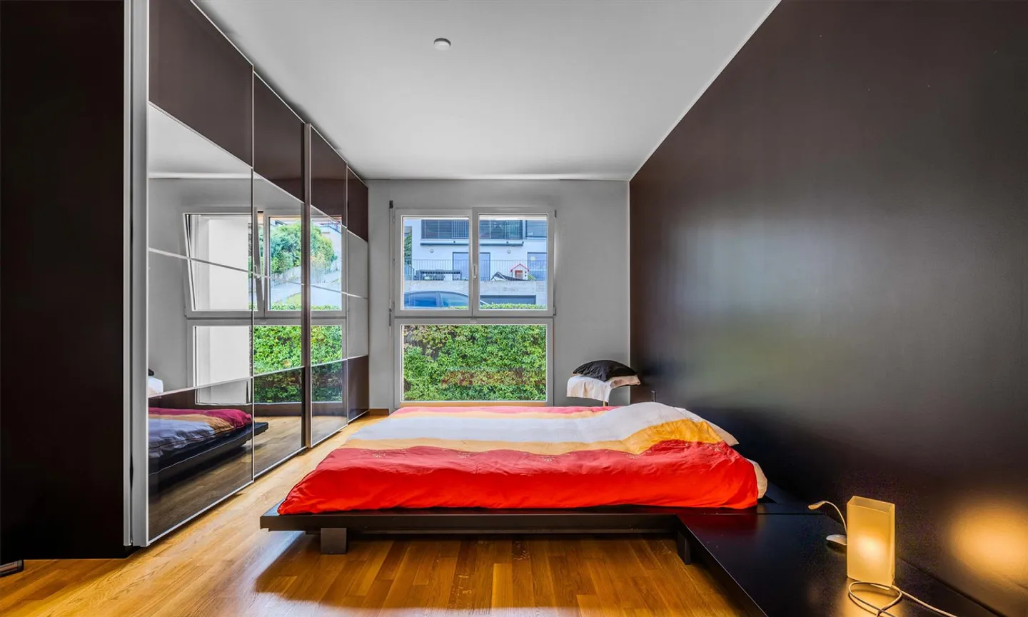 Dachgeschoss 3.5 Zimmer mit Panoramaterrasse in Cadro - Photo 6 of 9