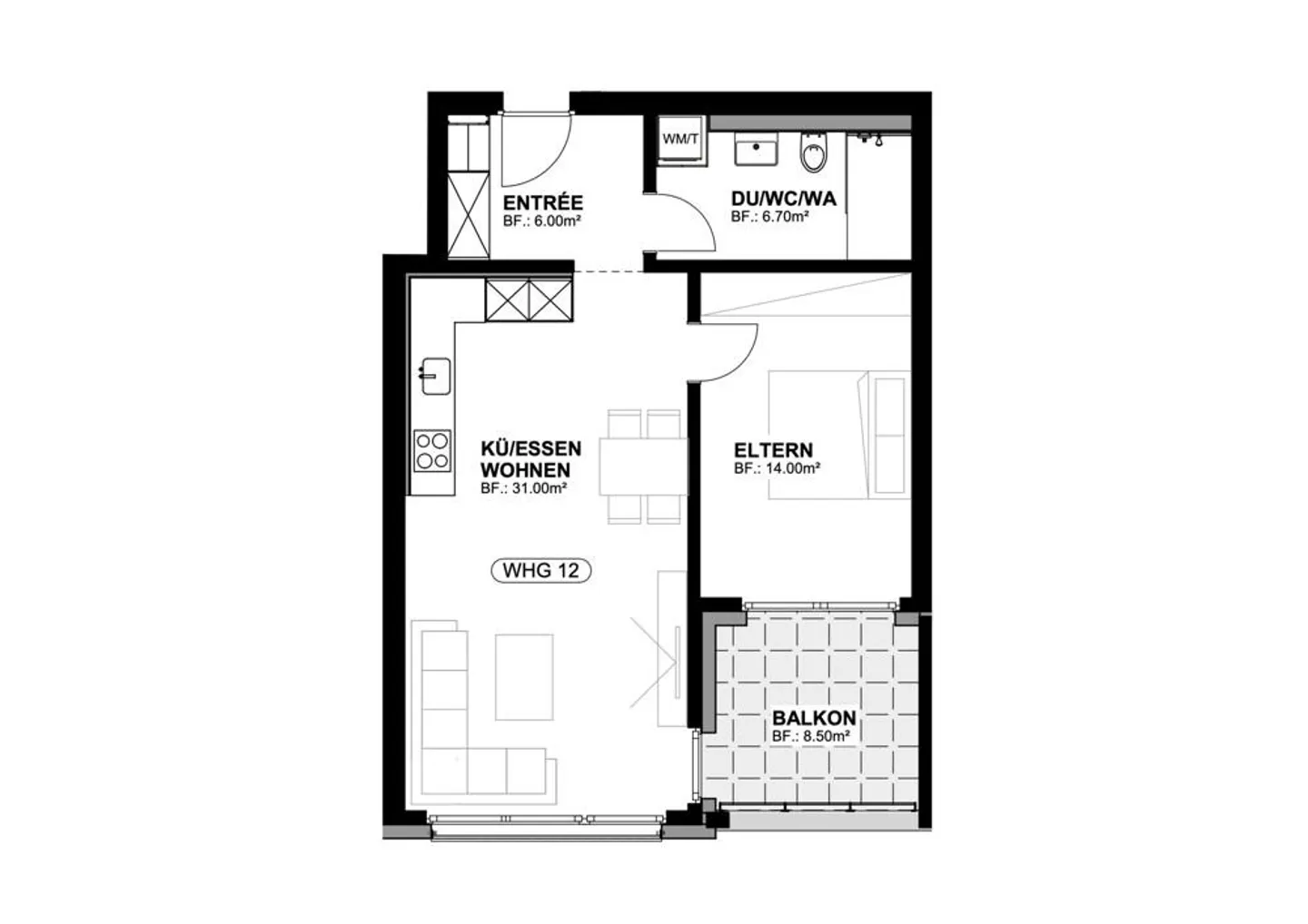 Appartamento moderno con loggia accogliente - Foto 3 di 4