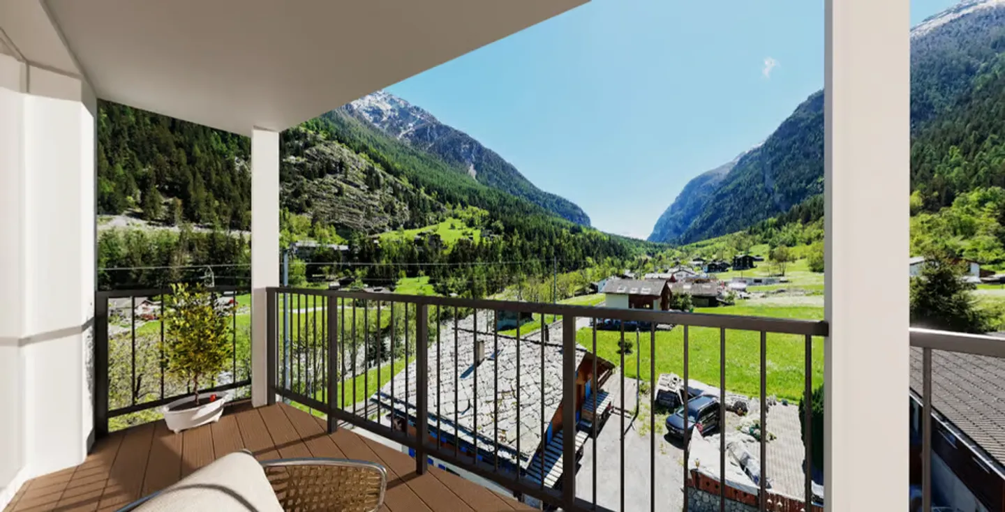 Attico di nuova costruzione: 4,5 stanze con vista da sogno, ascensore e balcone - Foto 10 di 13