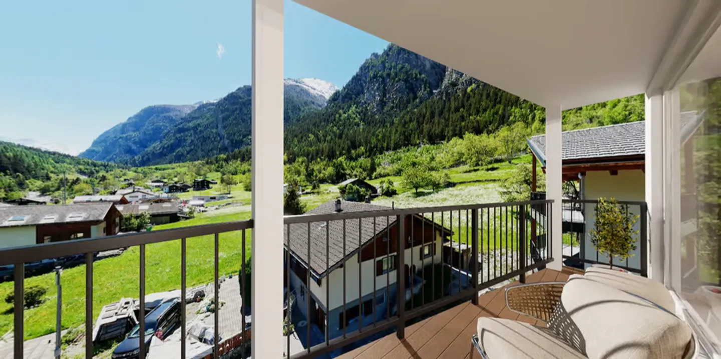 Attico di nuova costruzione: 4,5 stanze con vista da sogno, ascensore e balcone - Foto 11 di 13