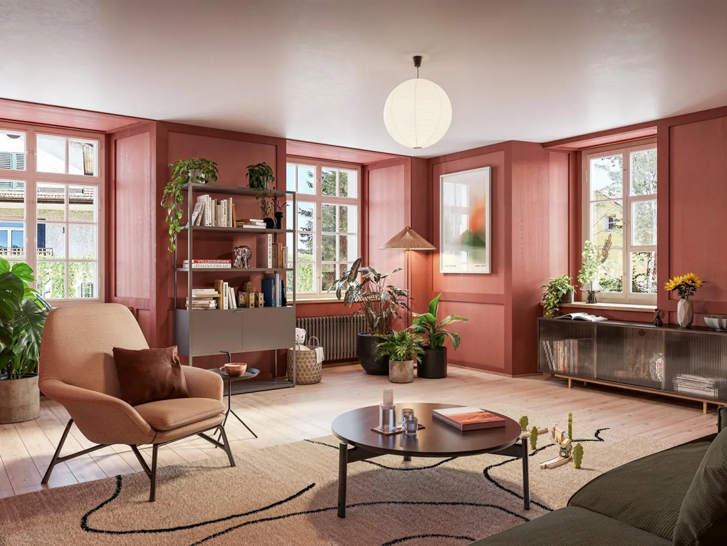 Frisch renovierte 5.5-Zimmer-Familienwohnung - Foto 7 di 9