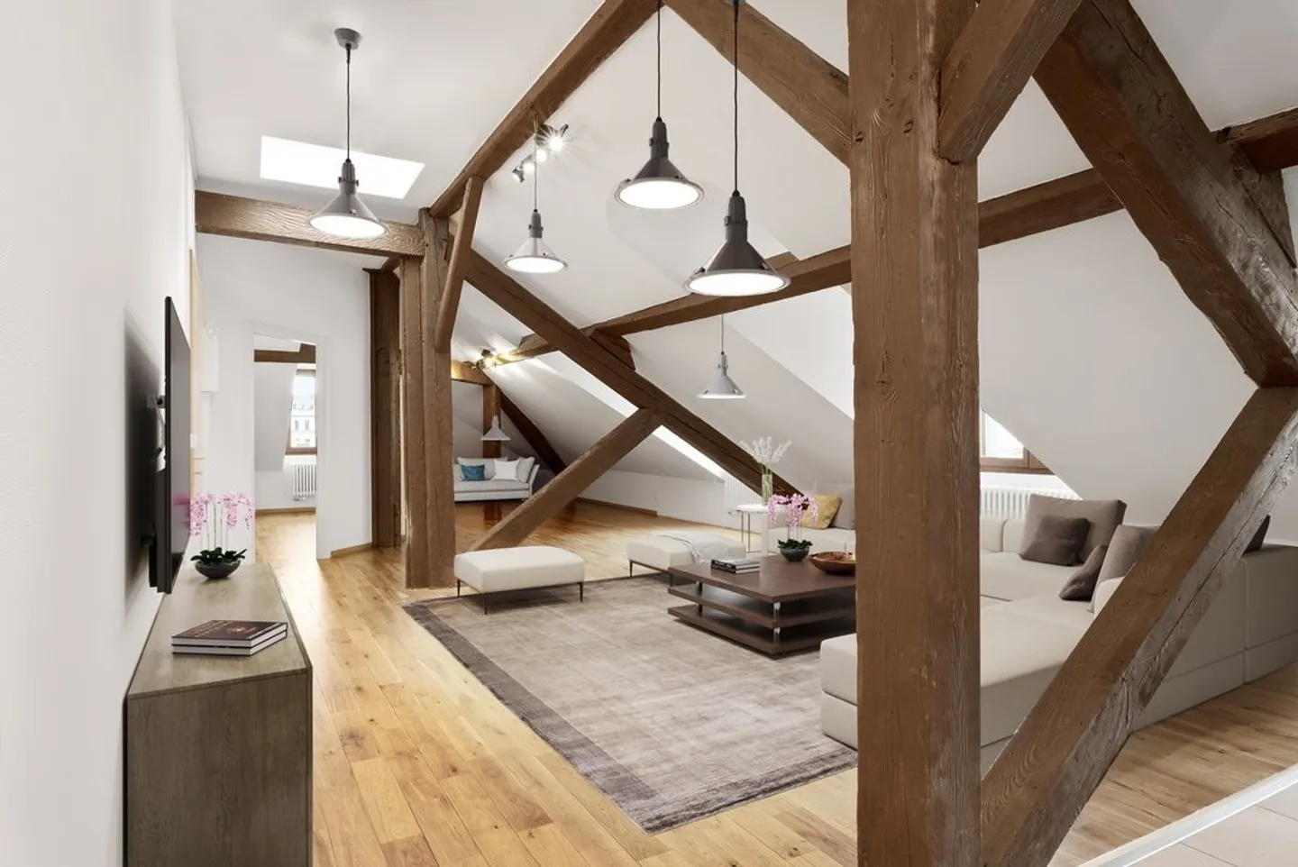 Affittare senza deposito - Appartamento luminoso e spazioso in mansarda - Foto 3 di 5