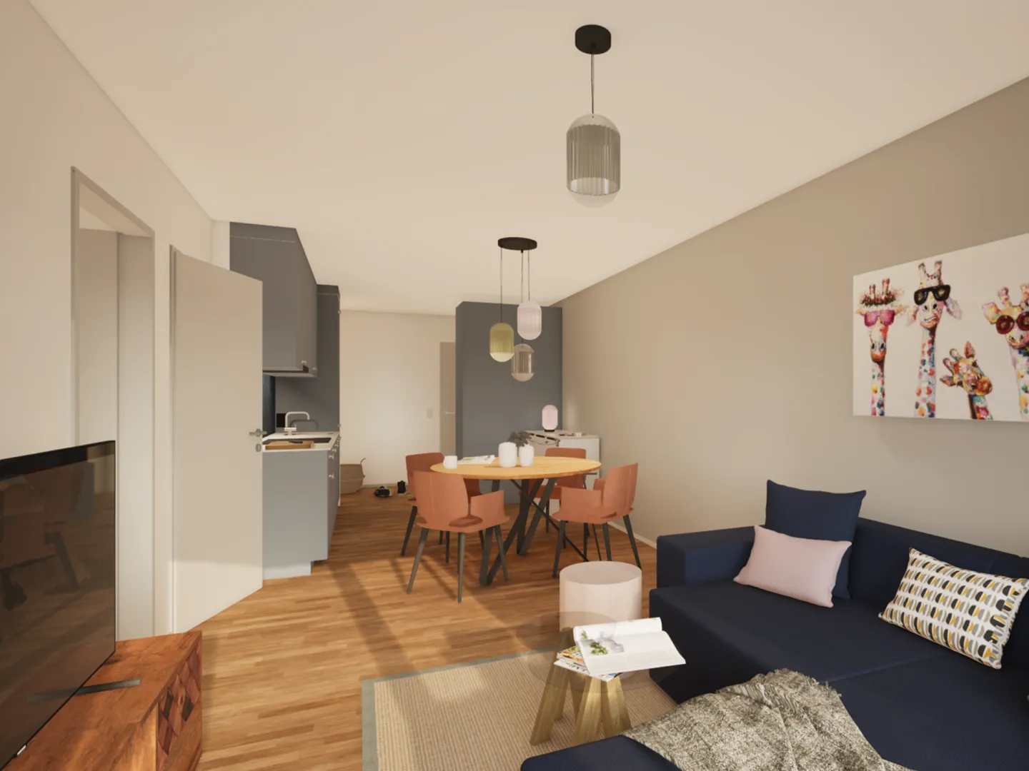 Design Apartments in Lisbon Style Directly at Muttenz Station - Photo 4 of 12