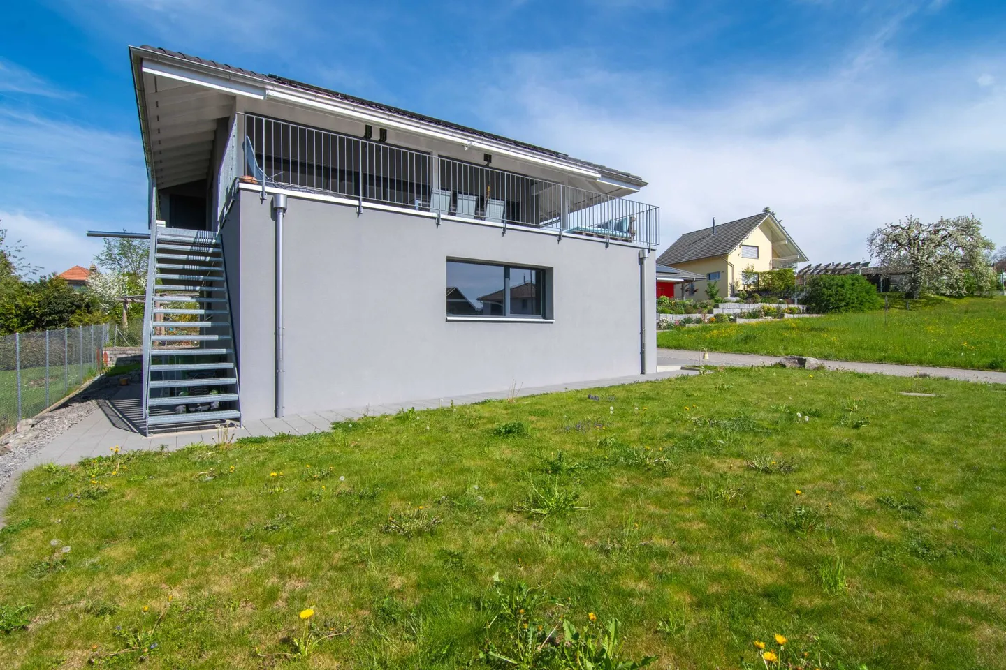 Moderne et économe en énergie - Maison individuelle de 4,5 pièces dans un emplacement ensoleillé avec belle vue - Photo 21 sur 26