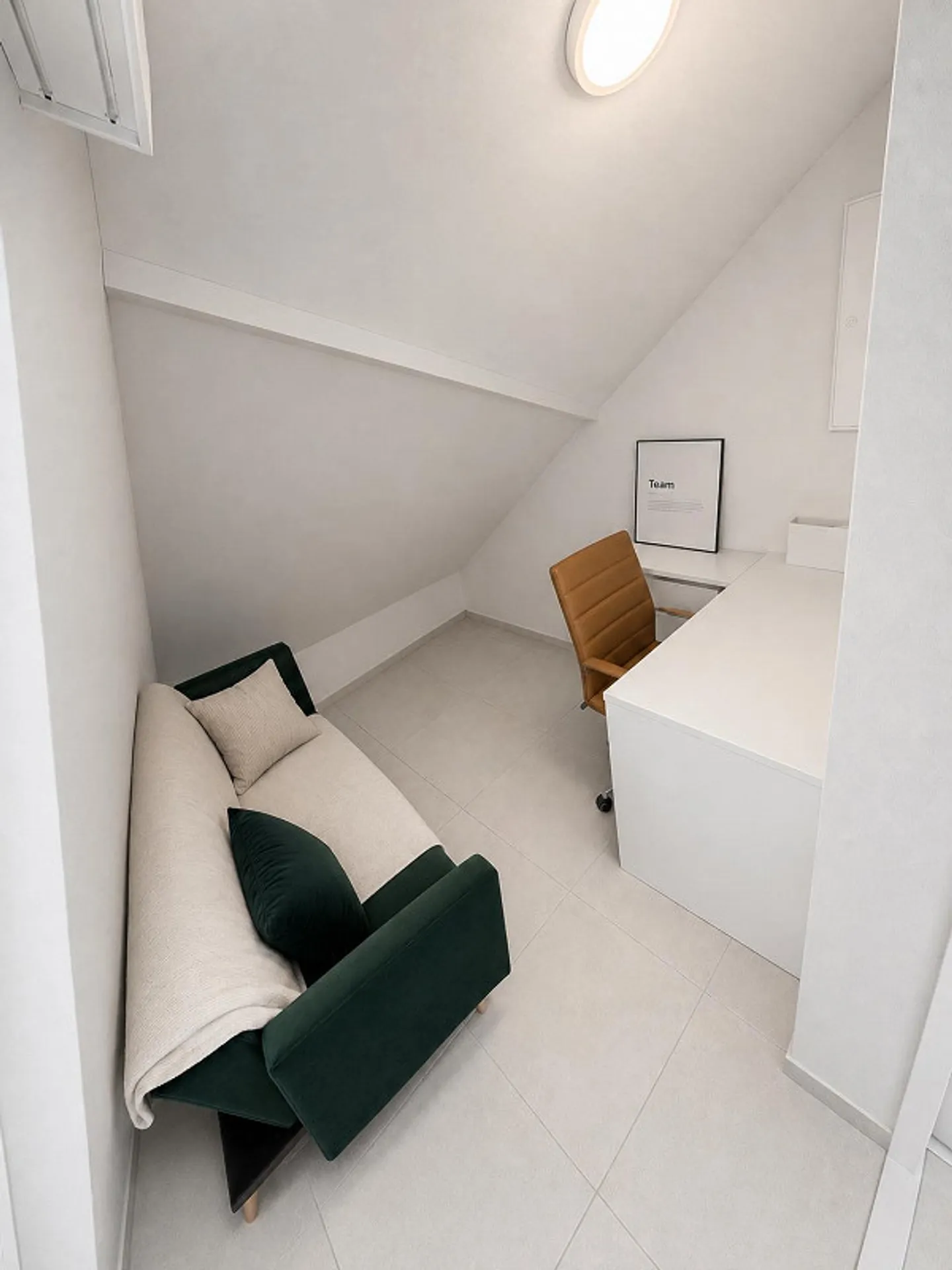 Appartement moderne de 2,5 pièces avec grand balcon et zone de bureau à domicile - Photo 5 sur 11