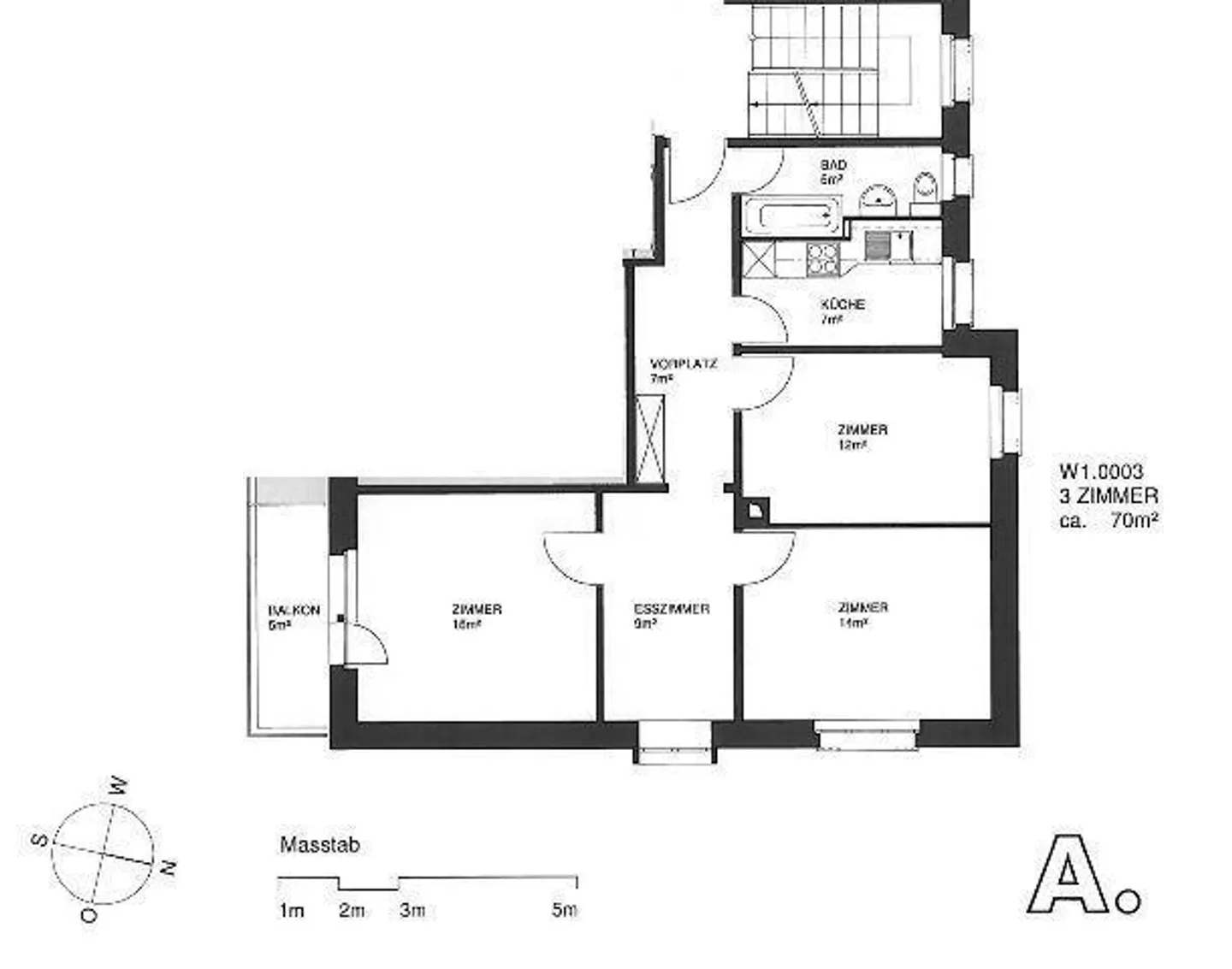 Hübsche 3-Zimmerwohnung - Foto 7 von 7